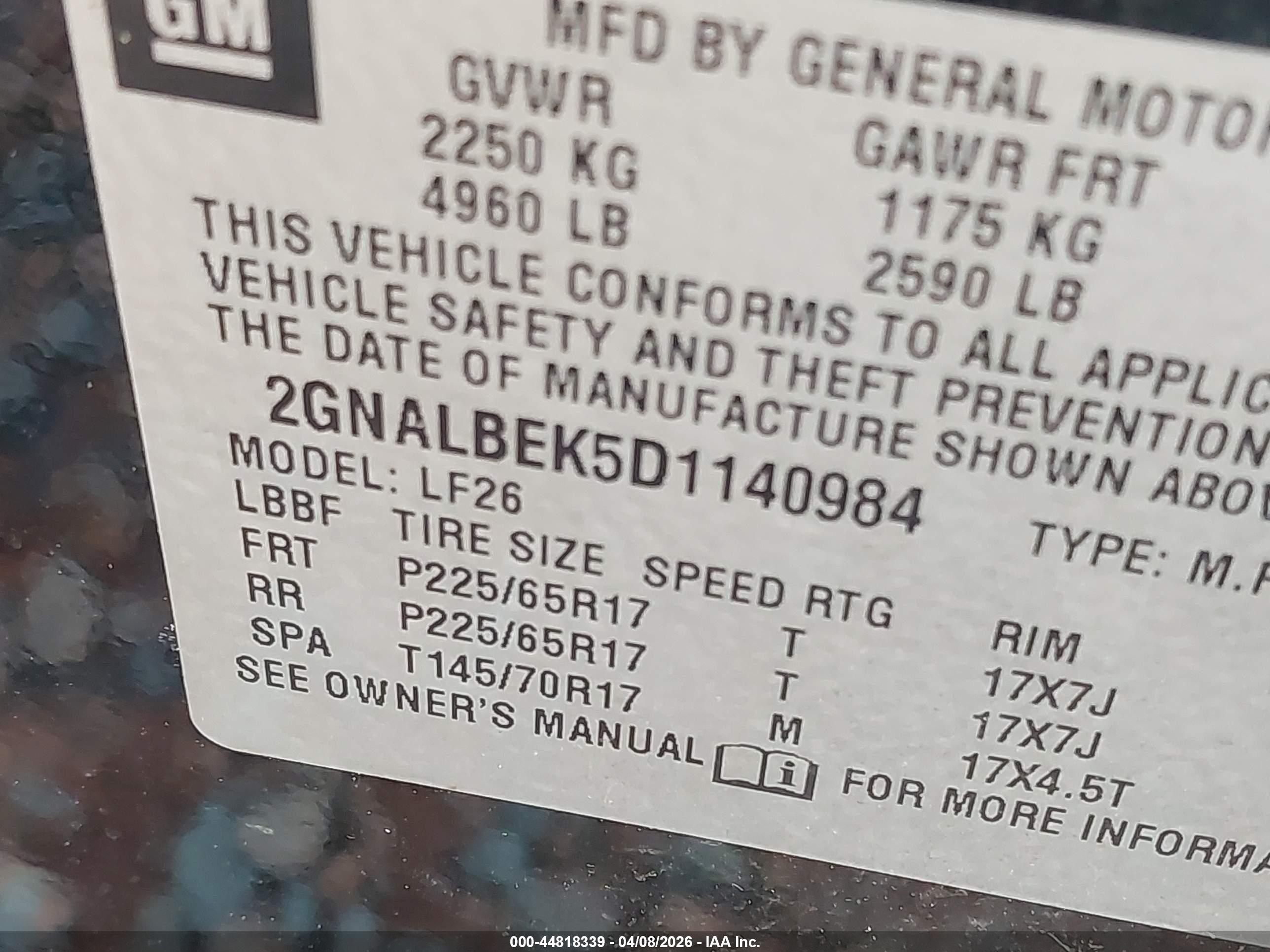 CHEVROLET EQUINOX image 9