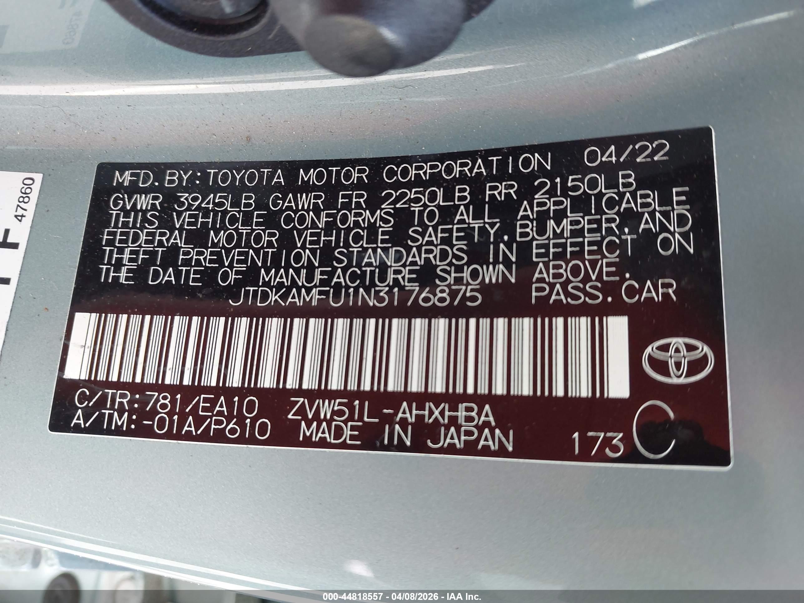 TOYOTA PRIUS image 9