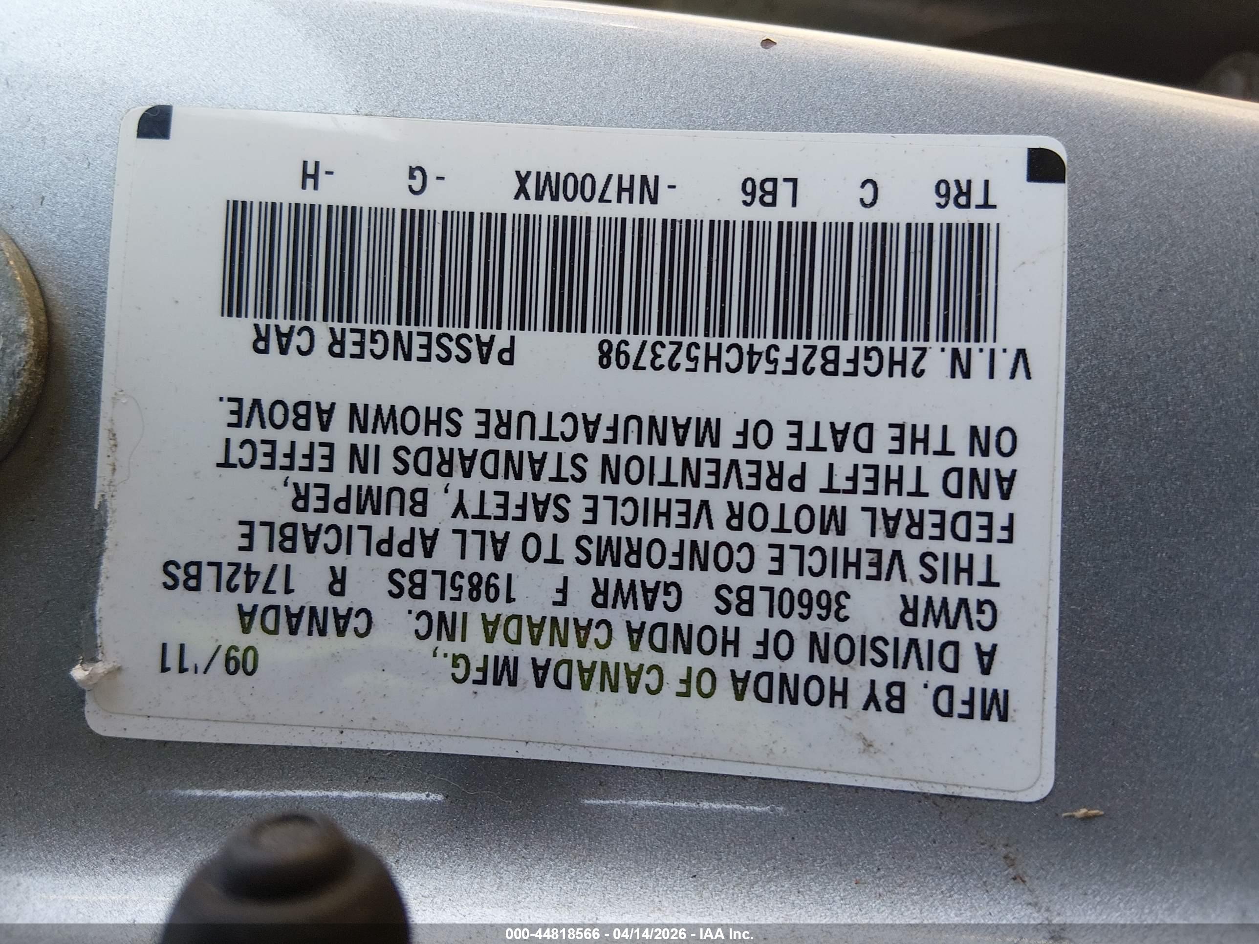 HONDA CIVIC image 9