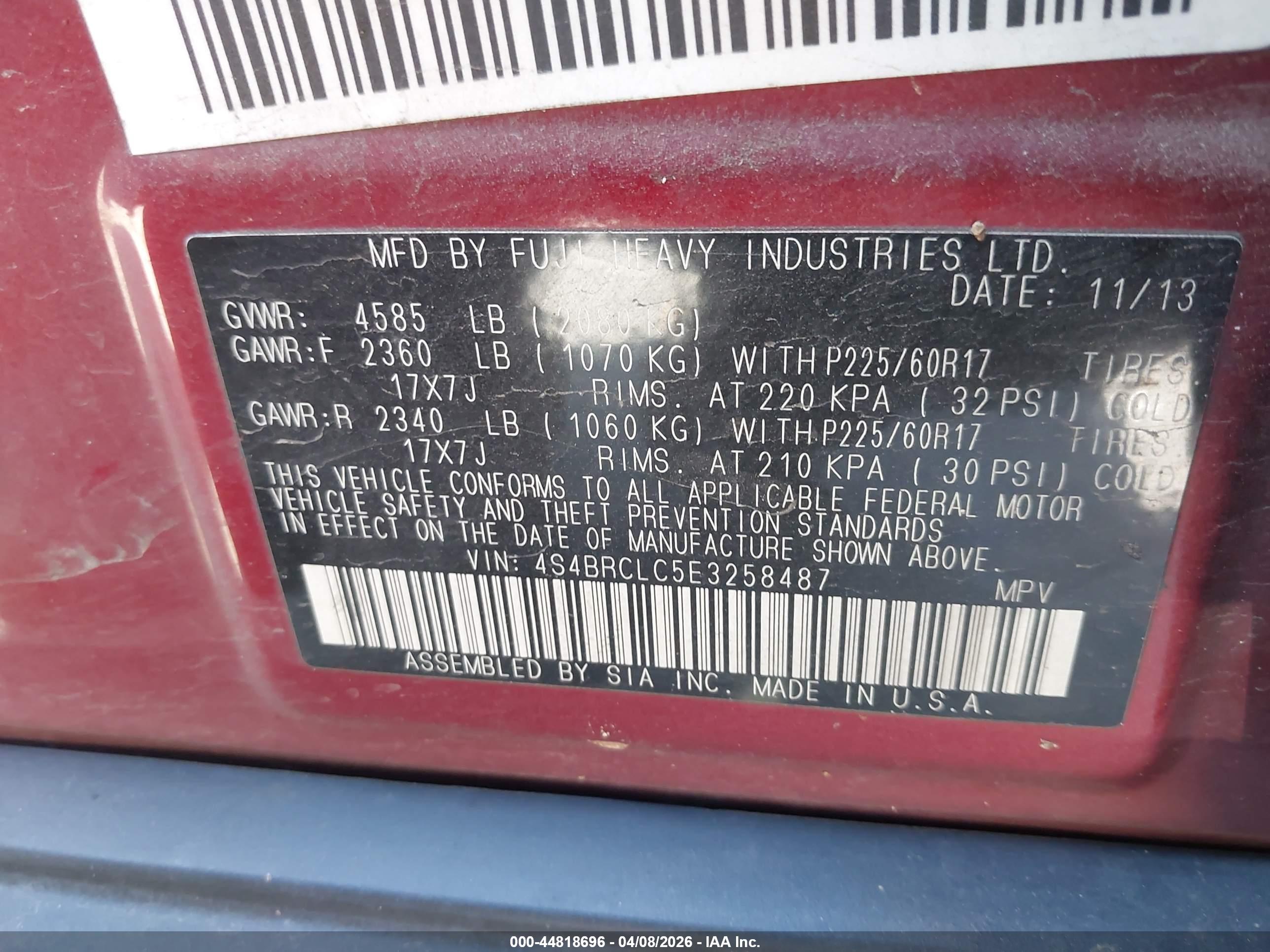 SUBARU OUTBACK image 9