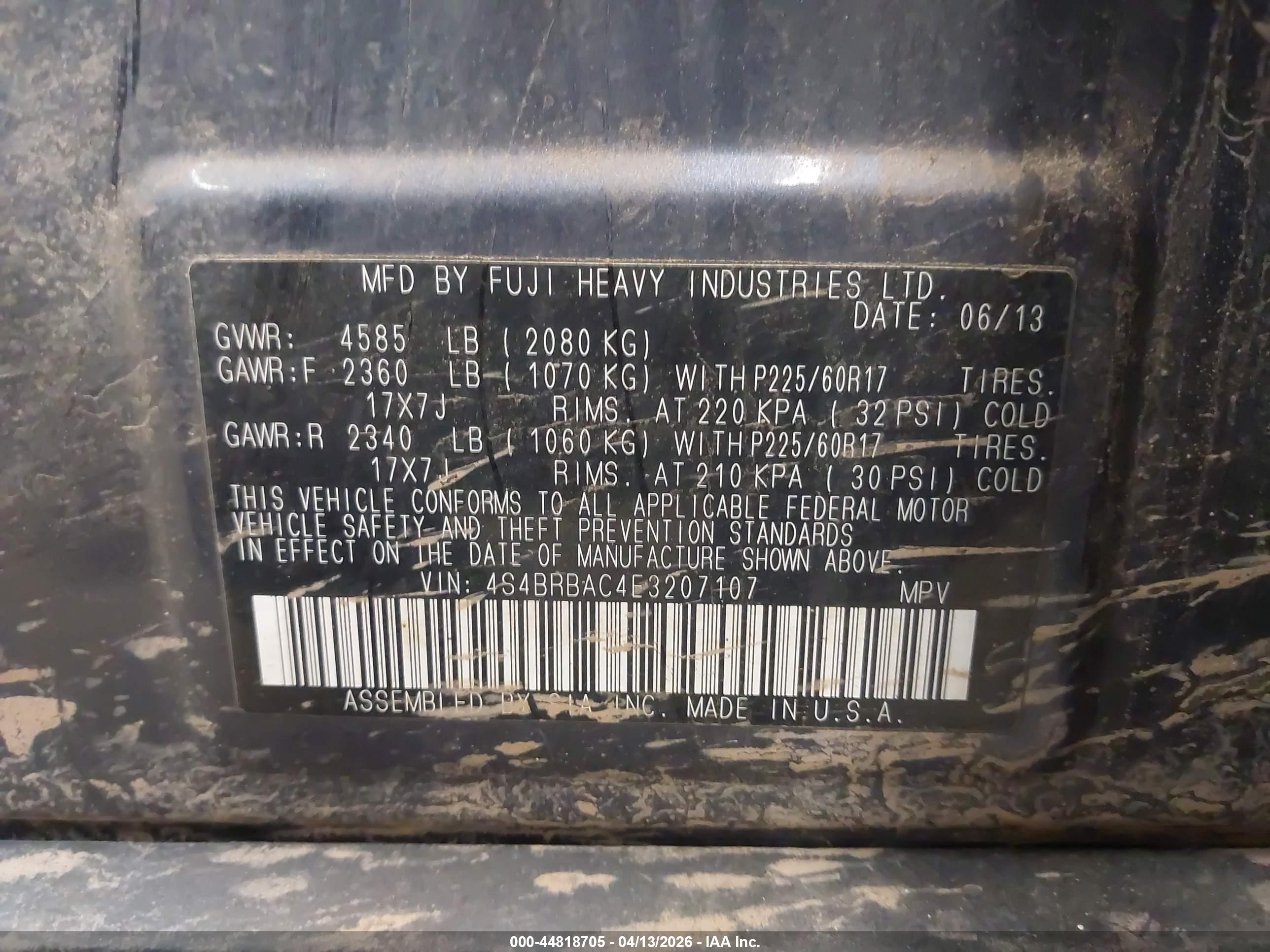 SUBARU OUTBACK image 9