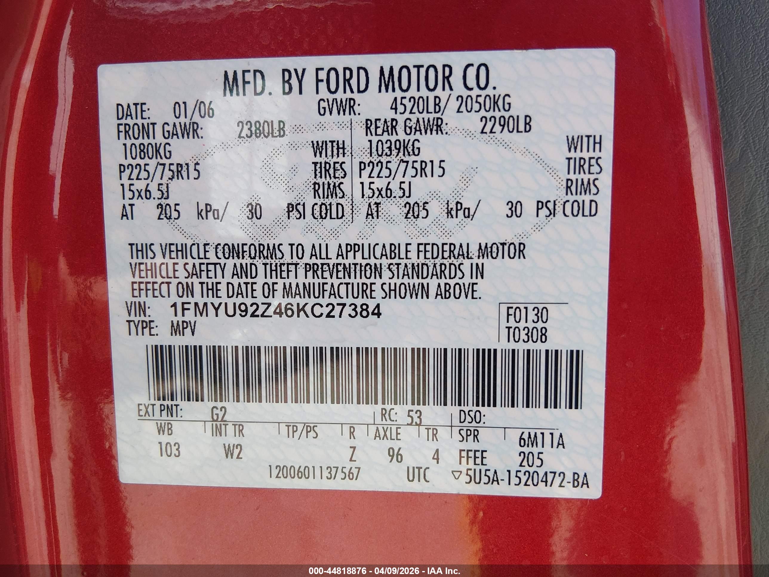 FORD ESCAPE image 9