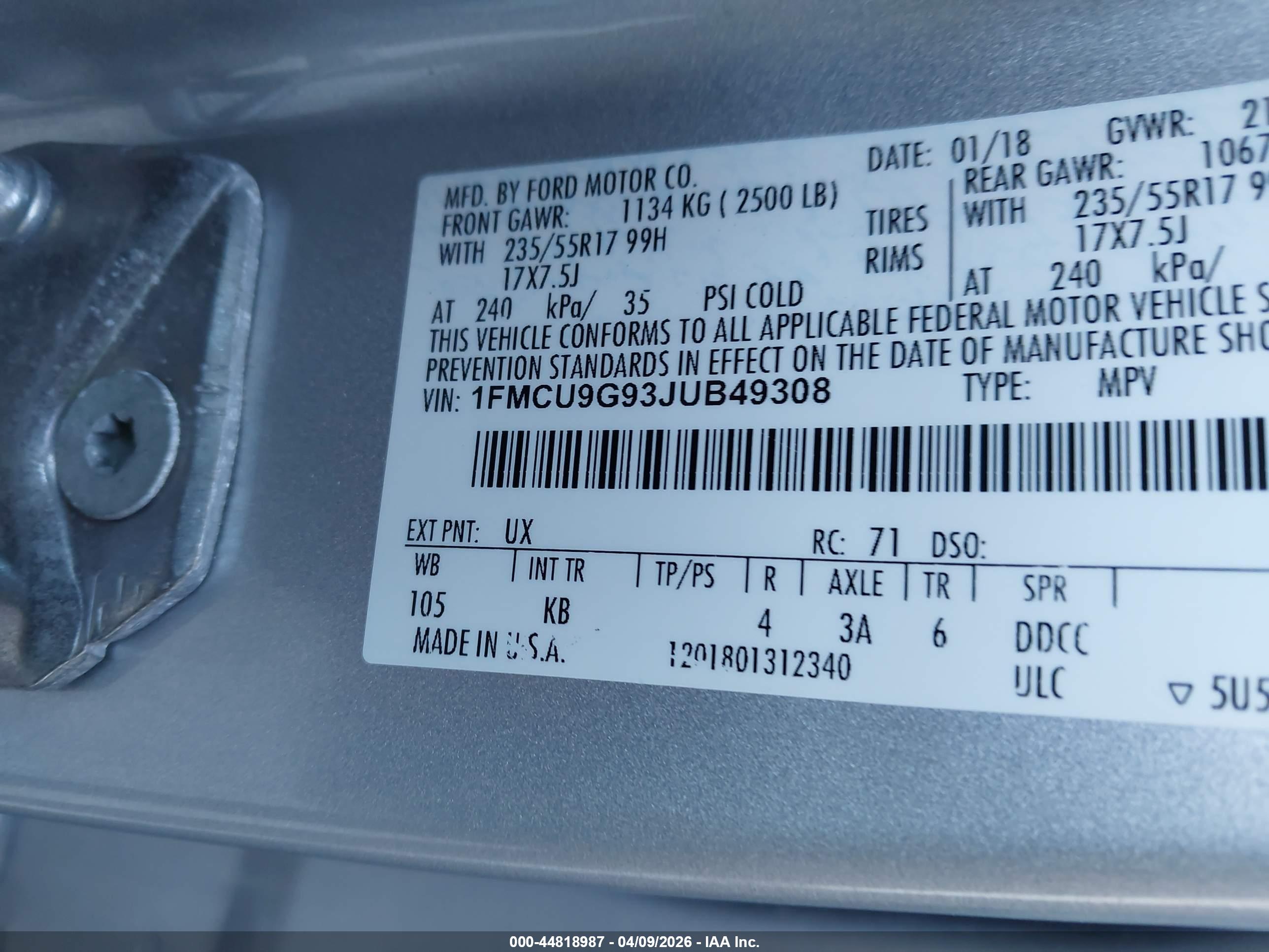 FORD ESCAPE image 9