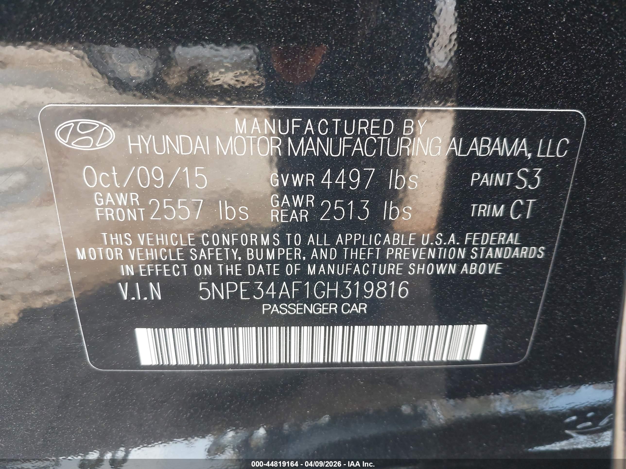 HYUNDAI SONATA image 9