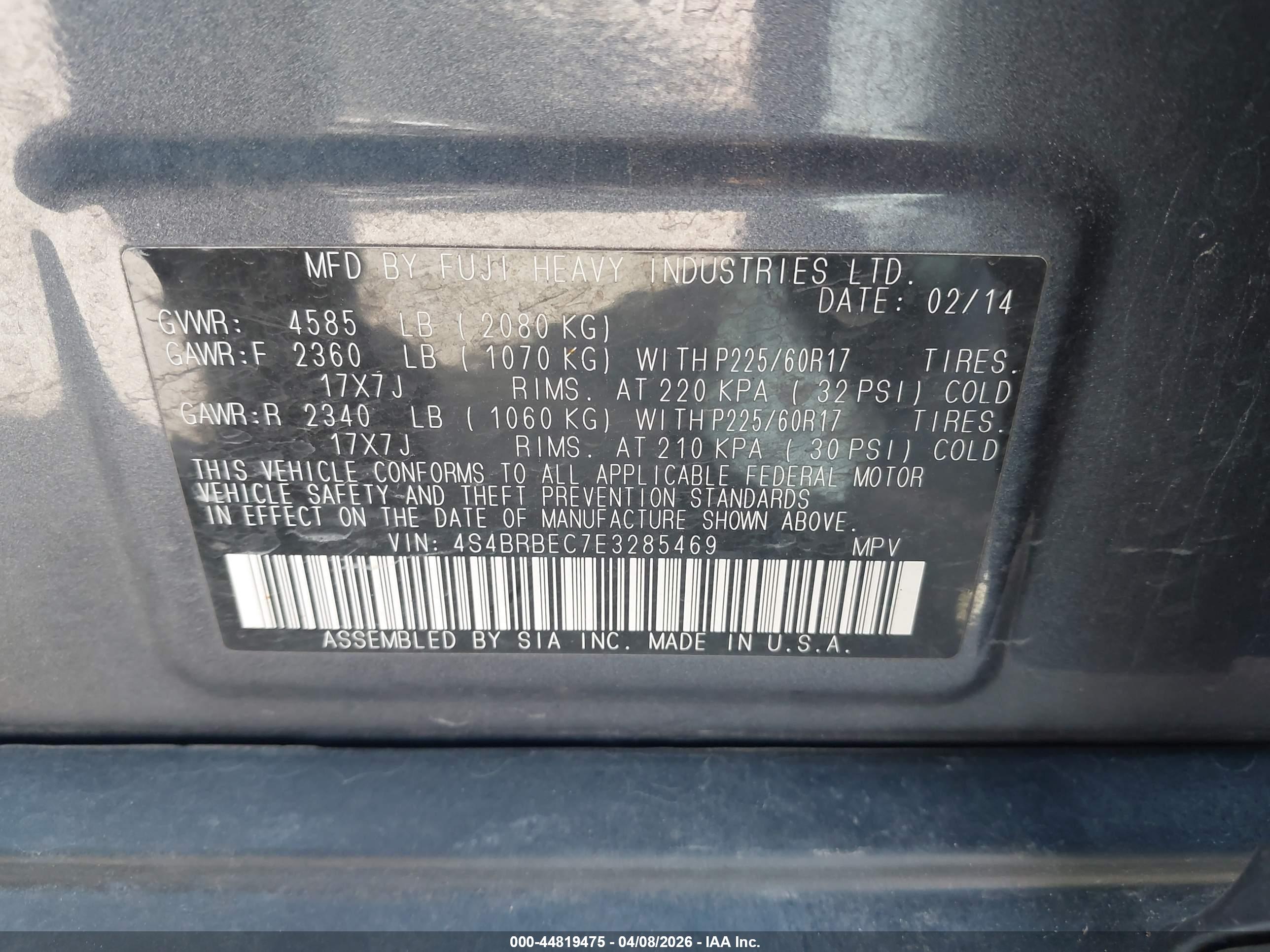 SUBARU OUTBACK image 9