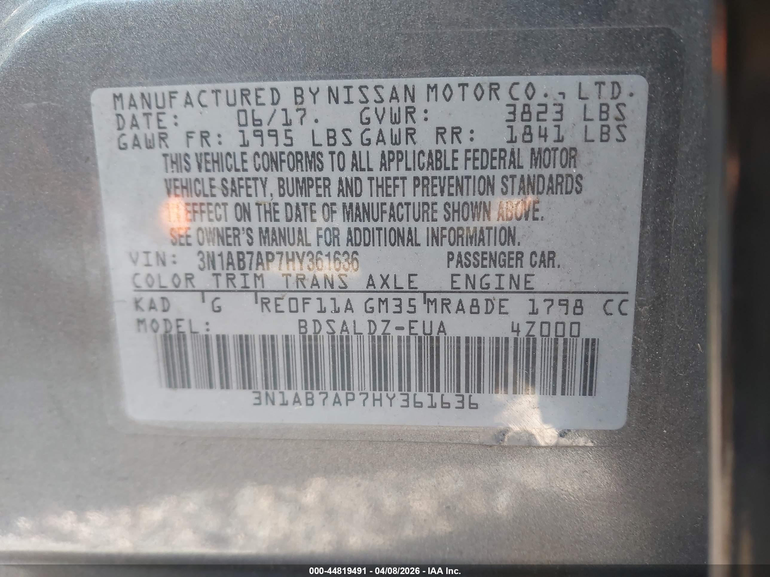 NISSAN SENTRA image 9