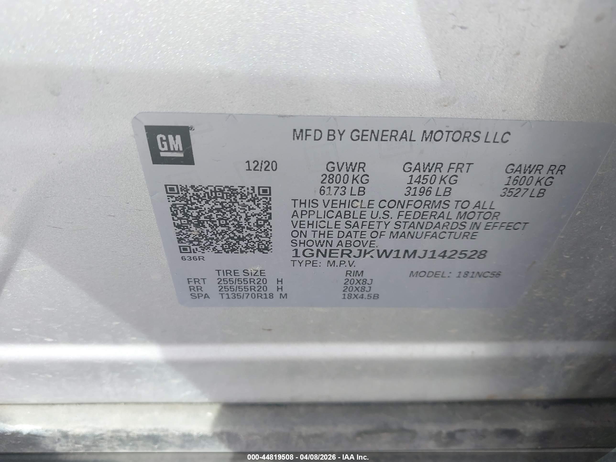 CHEVROLET TRAVERSE image 9