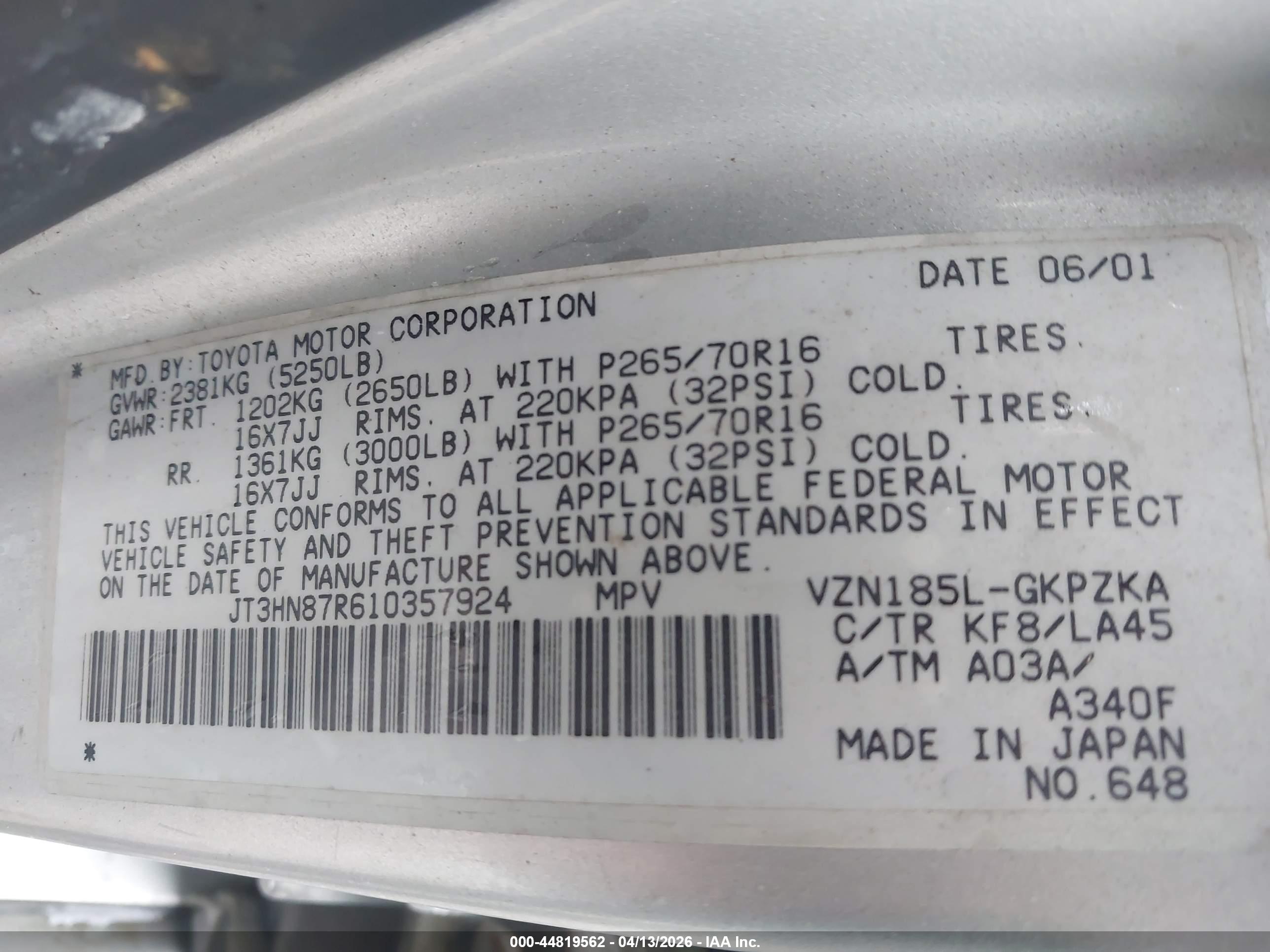 TOYOTA 4RUNNER image 9