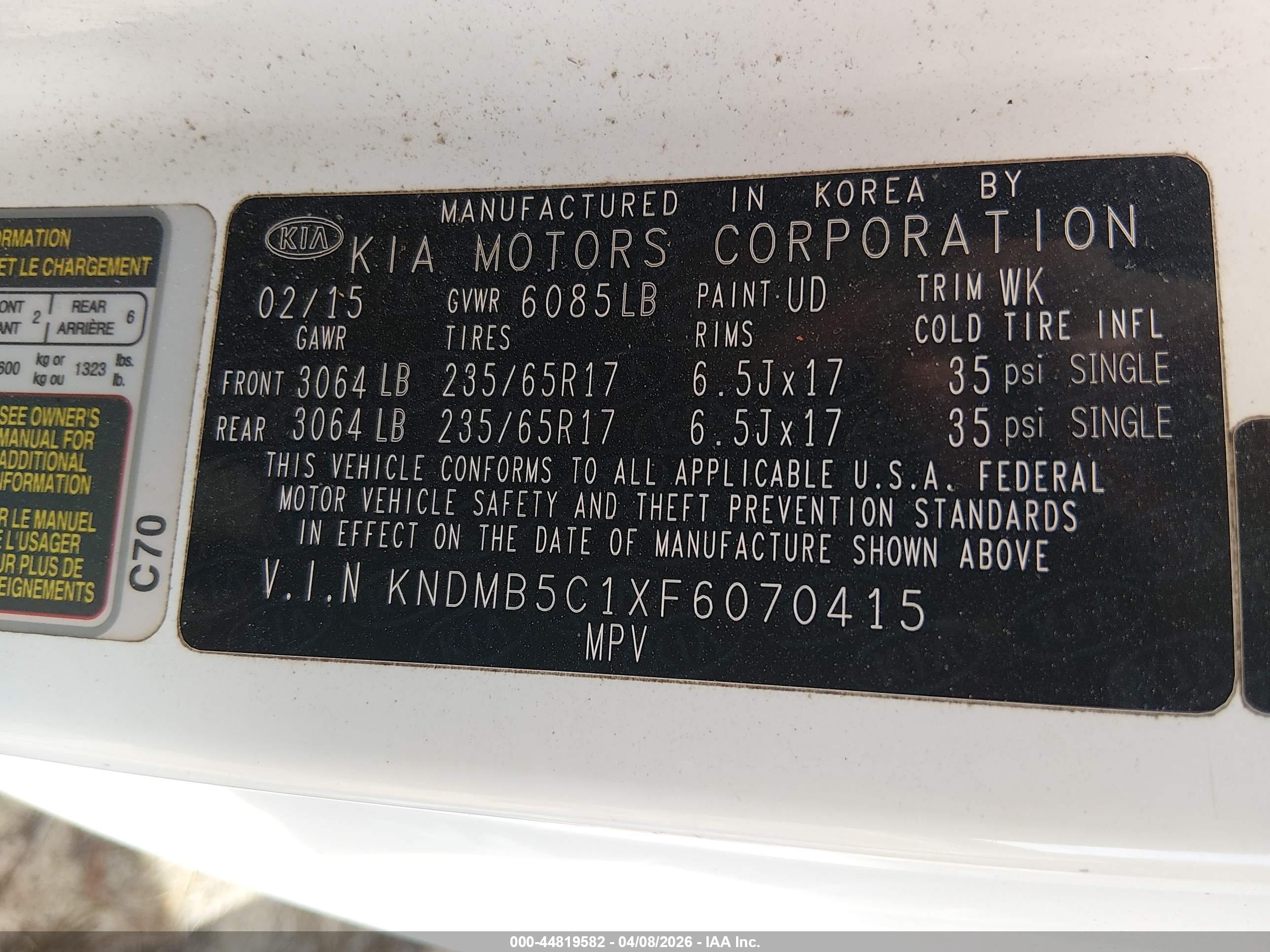 KIA SEDONA image 9