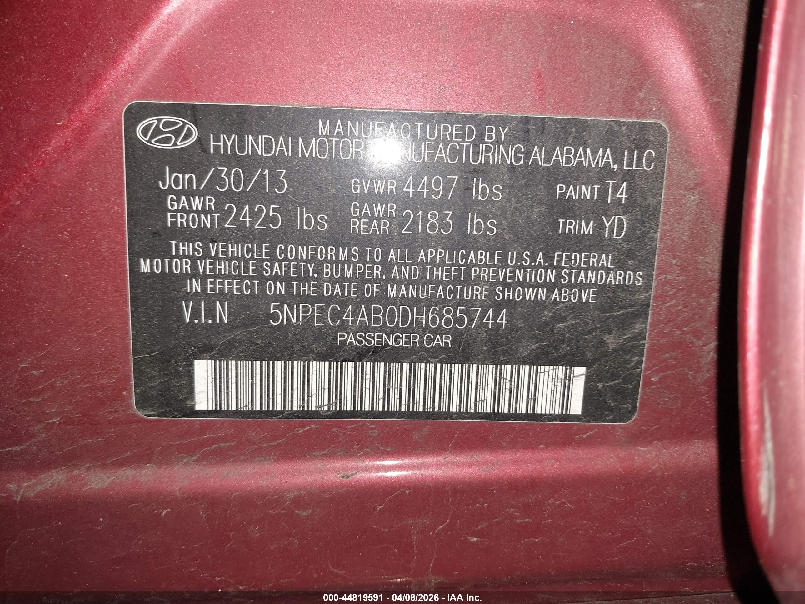 HYUNDAI SONATA image 9