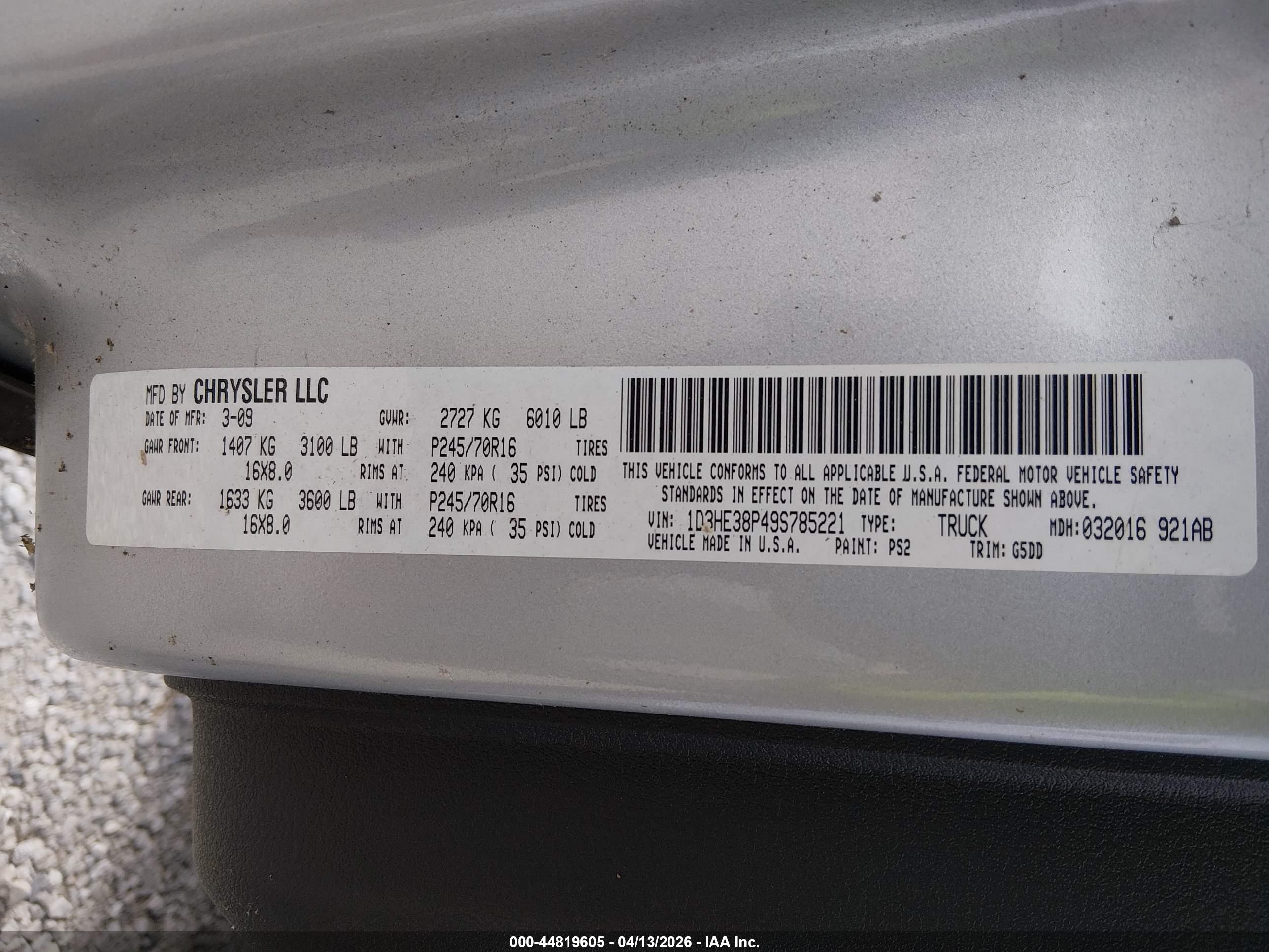 DODGE DAKOTA image 9