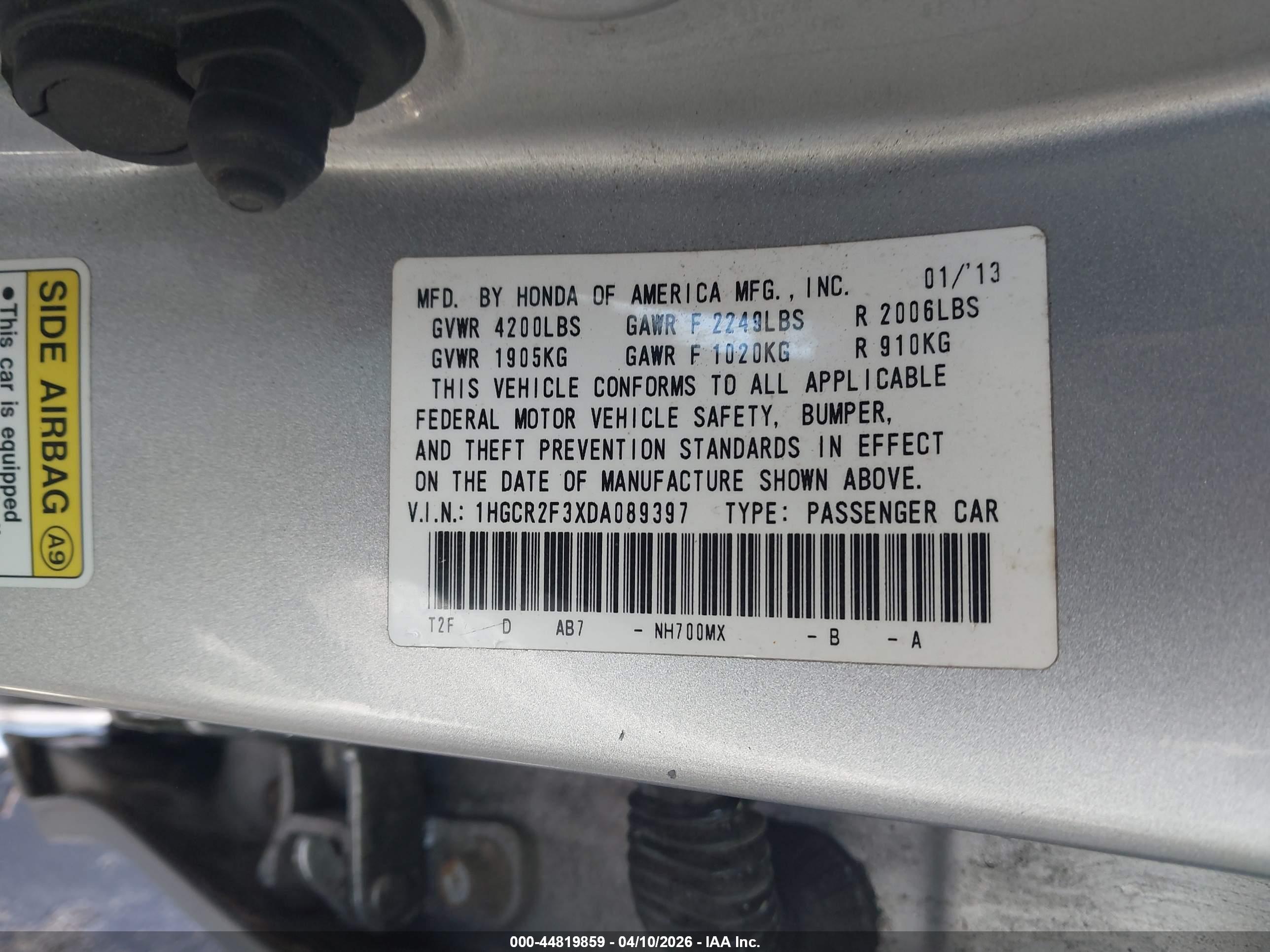 HONDA ACCORD image 9