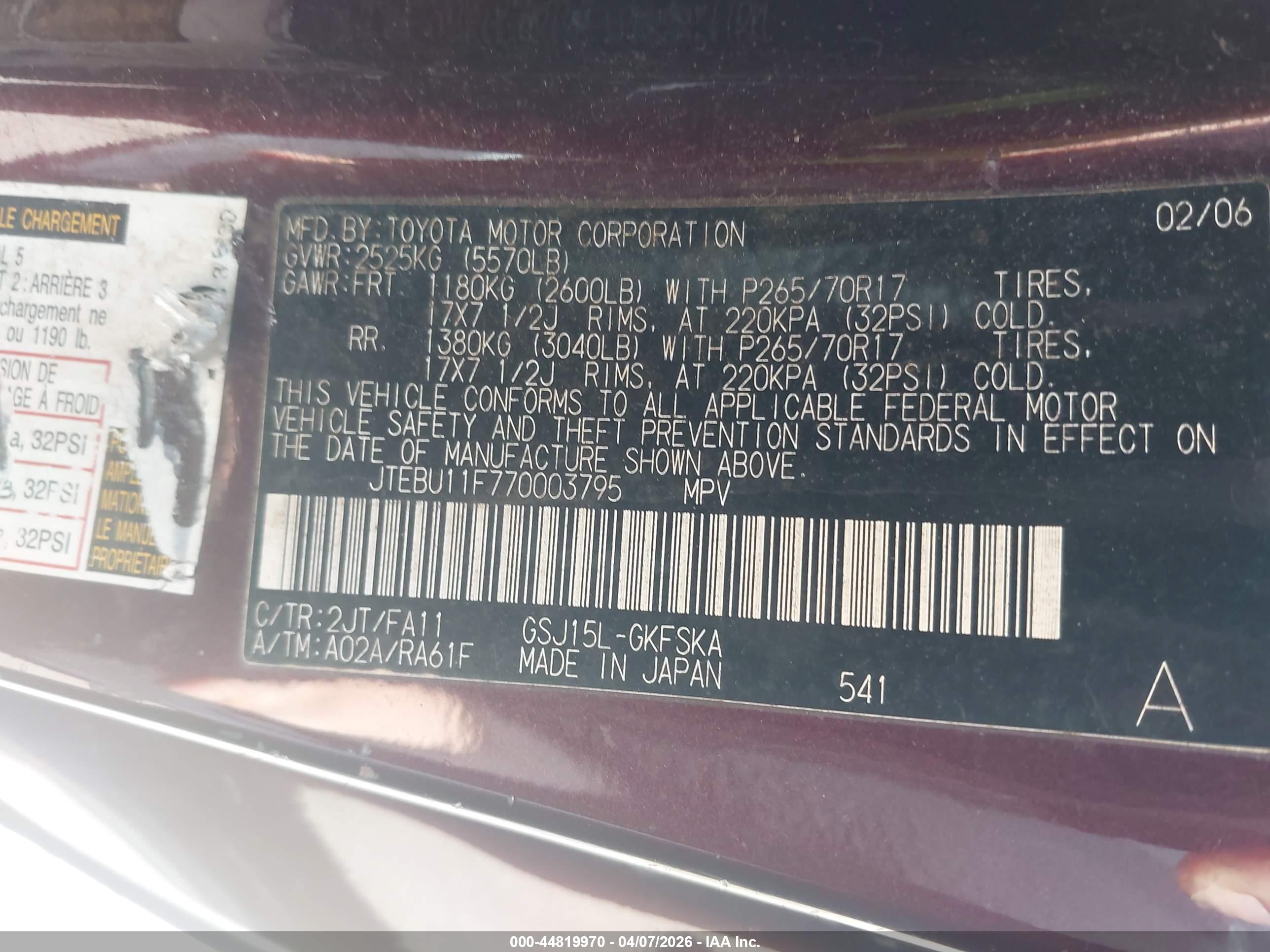 TOYOTA FJ image 9