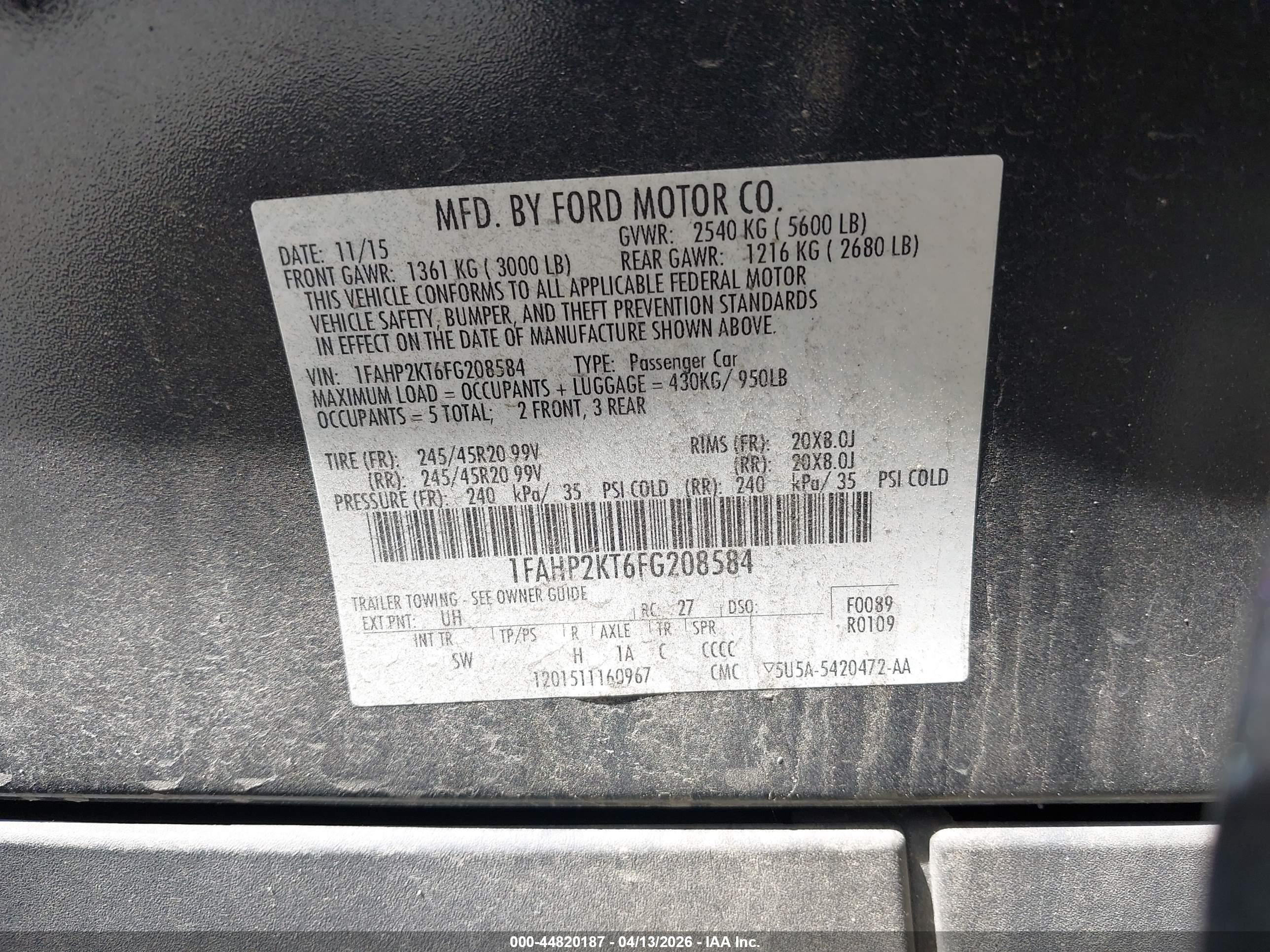 FORD TAURUS image 9