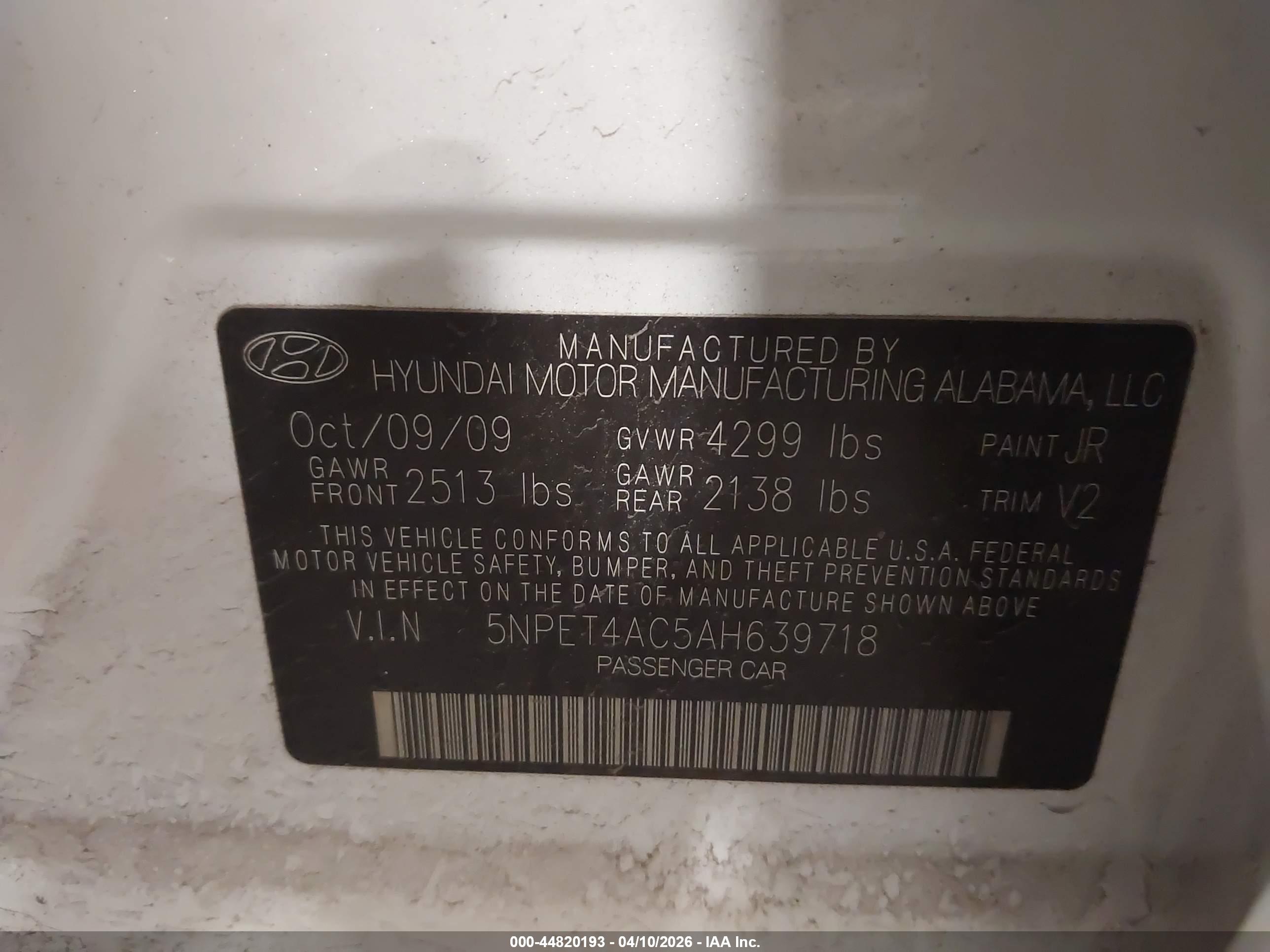 HYUNDAI SONATA image 9