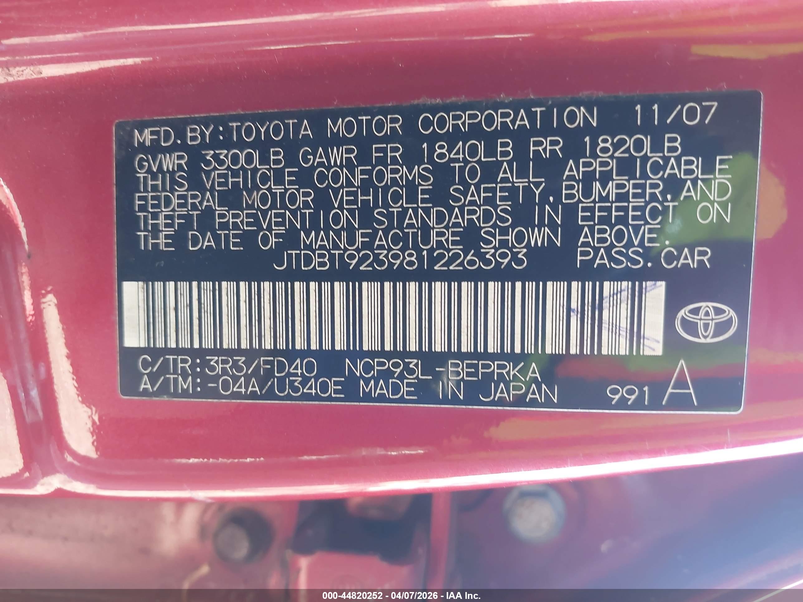 TOYOTA YARIS image 9