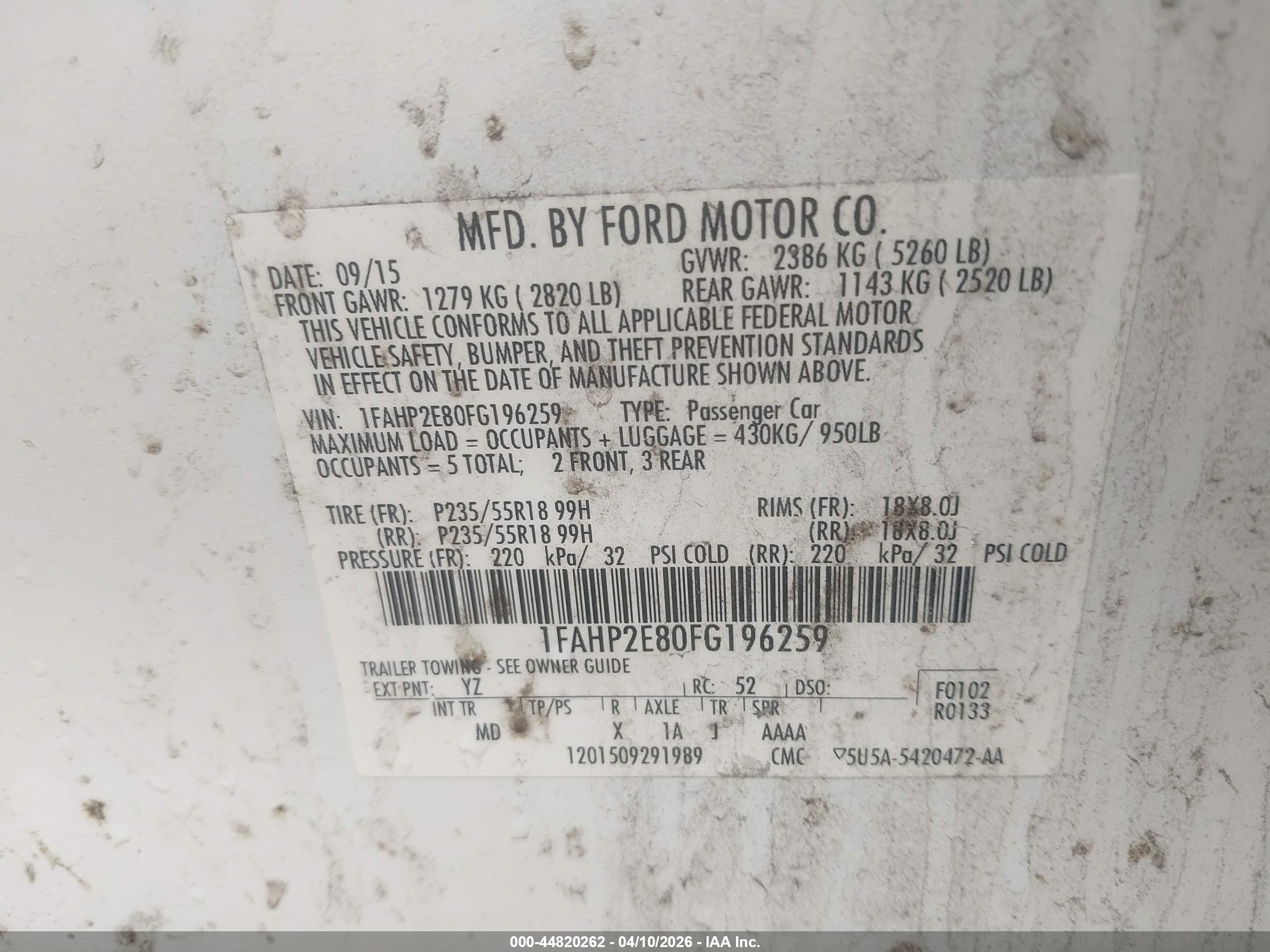 FORD TAURUS image 9