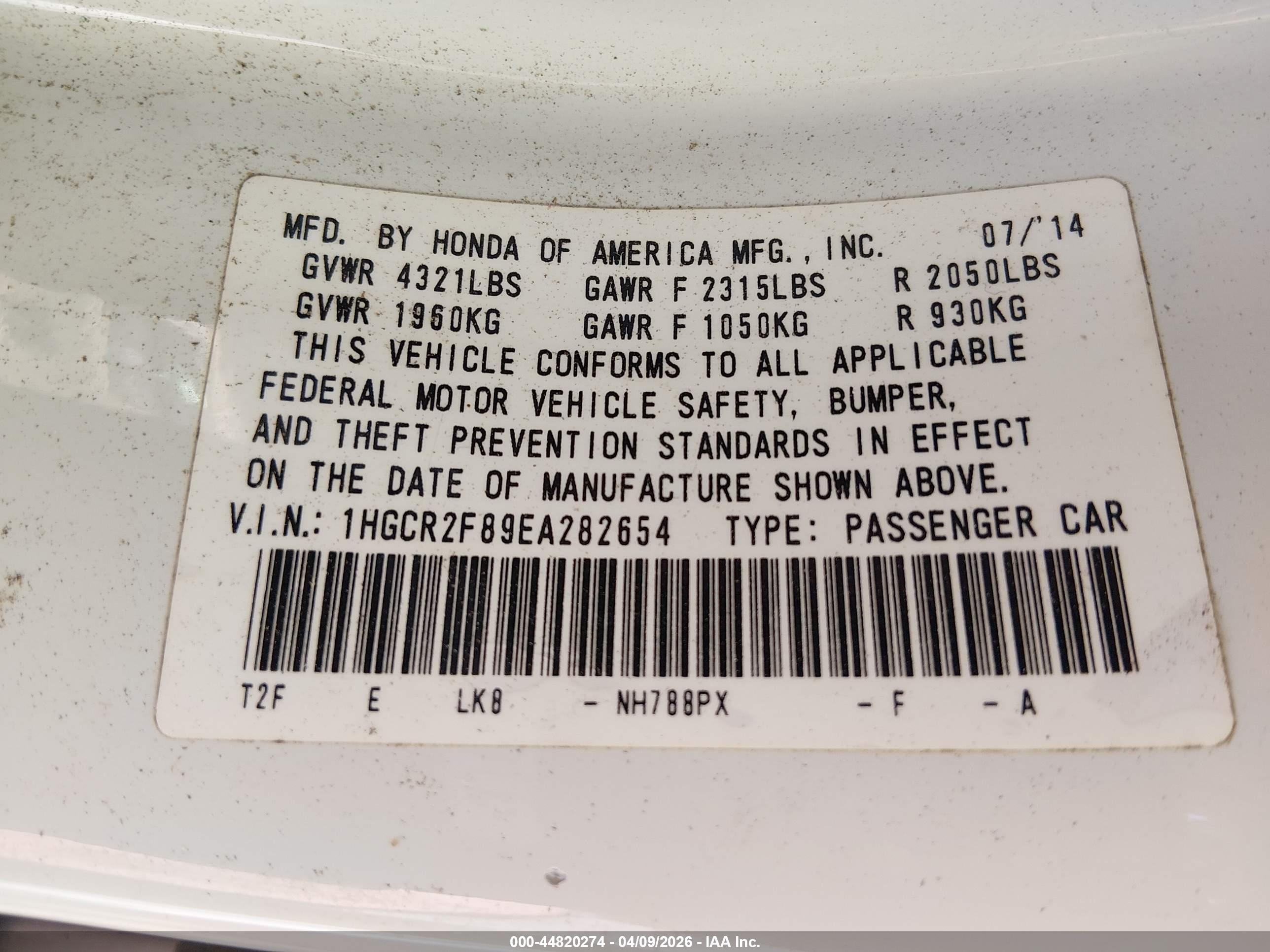 HONDA ACCORD image 9
