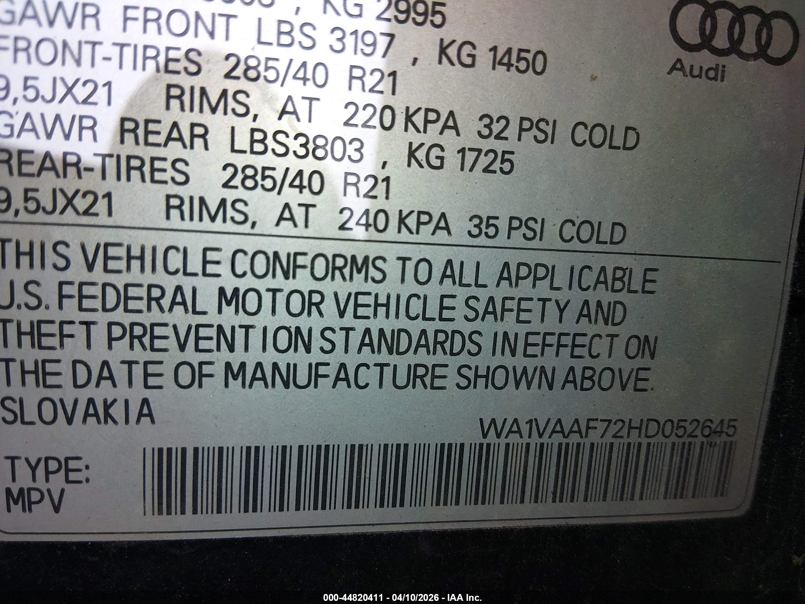 AUDI Q7 image 9