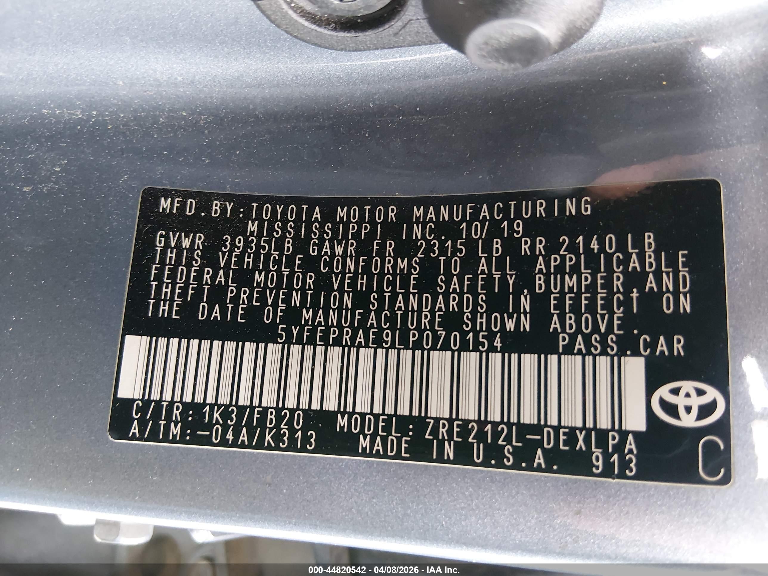 TOYOTA COROLLA image 9