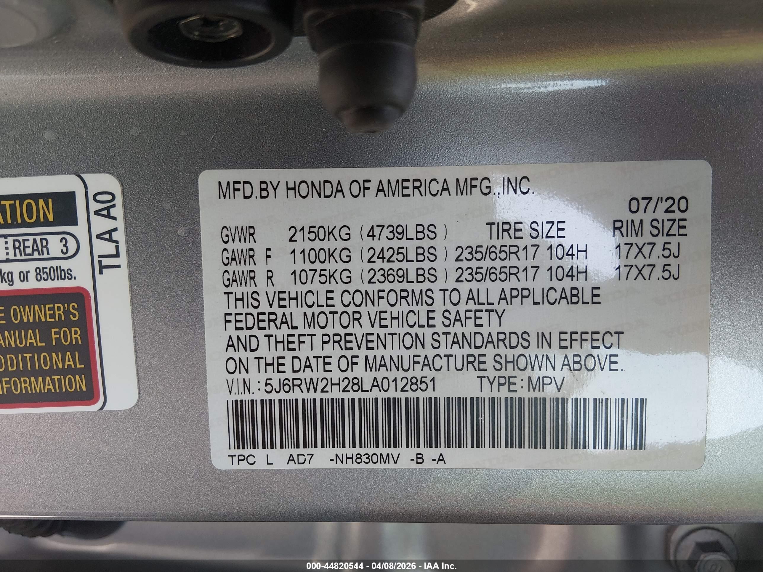 HONDA CR-V image 9