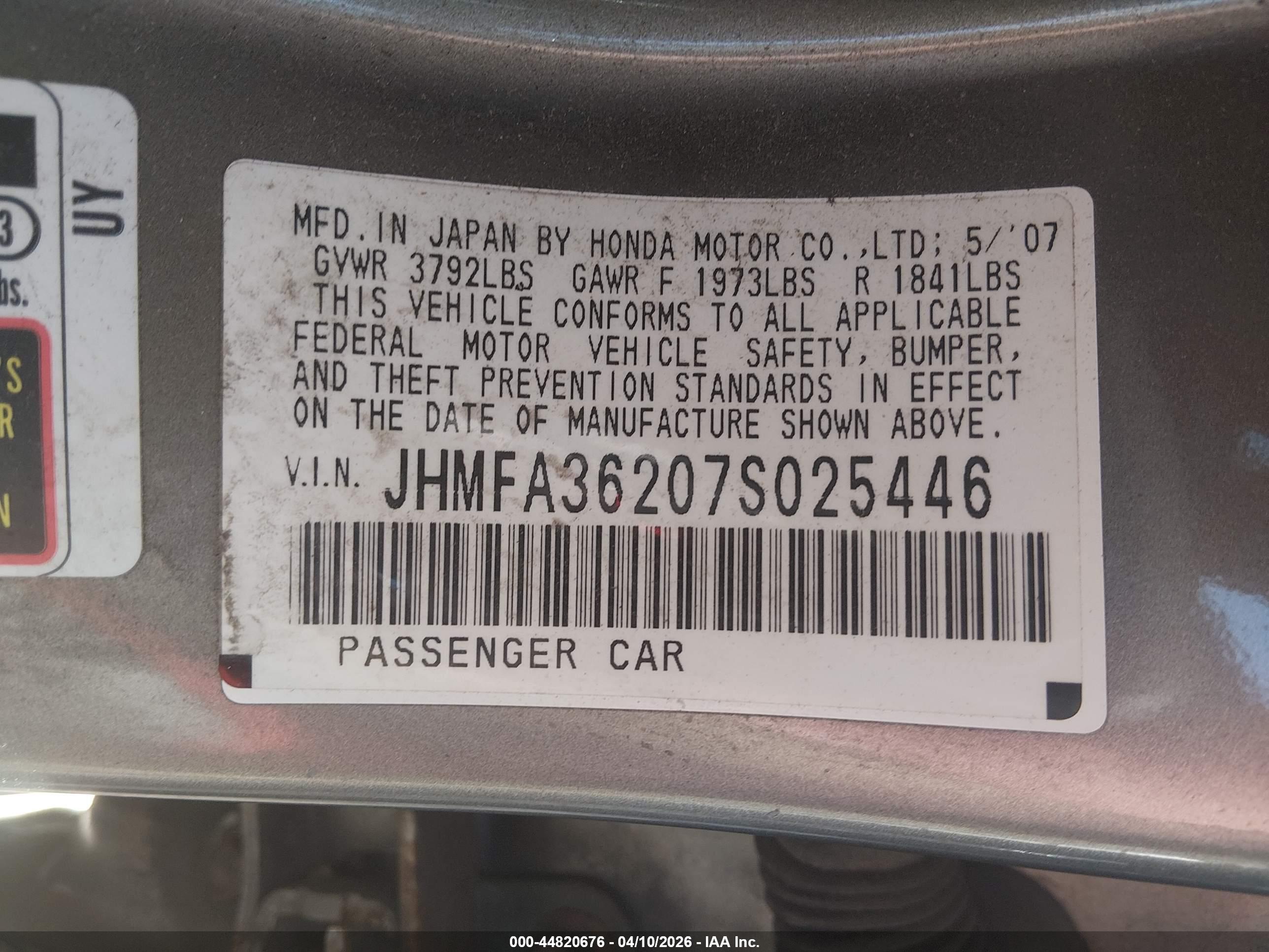 HONDA CIVIC image 9