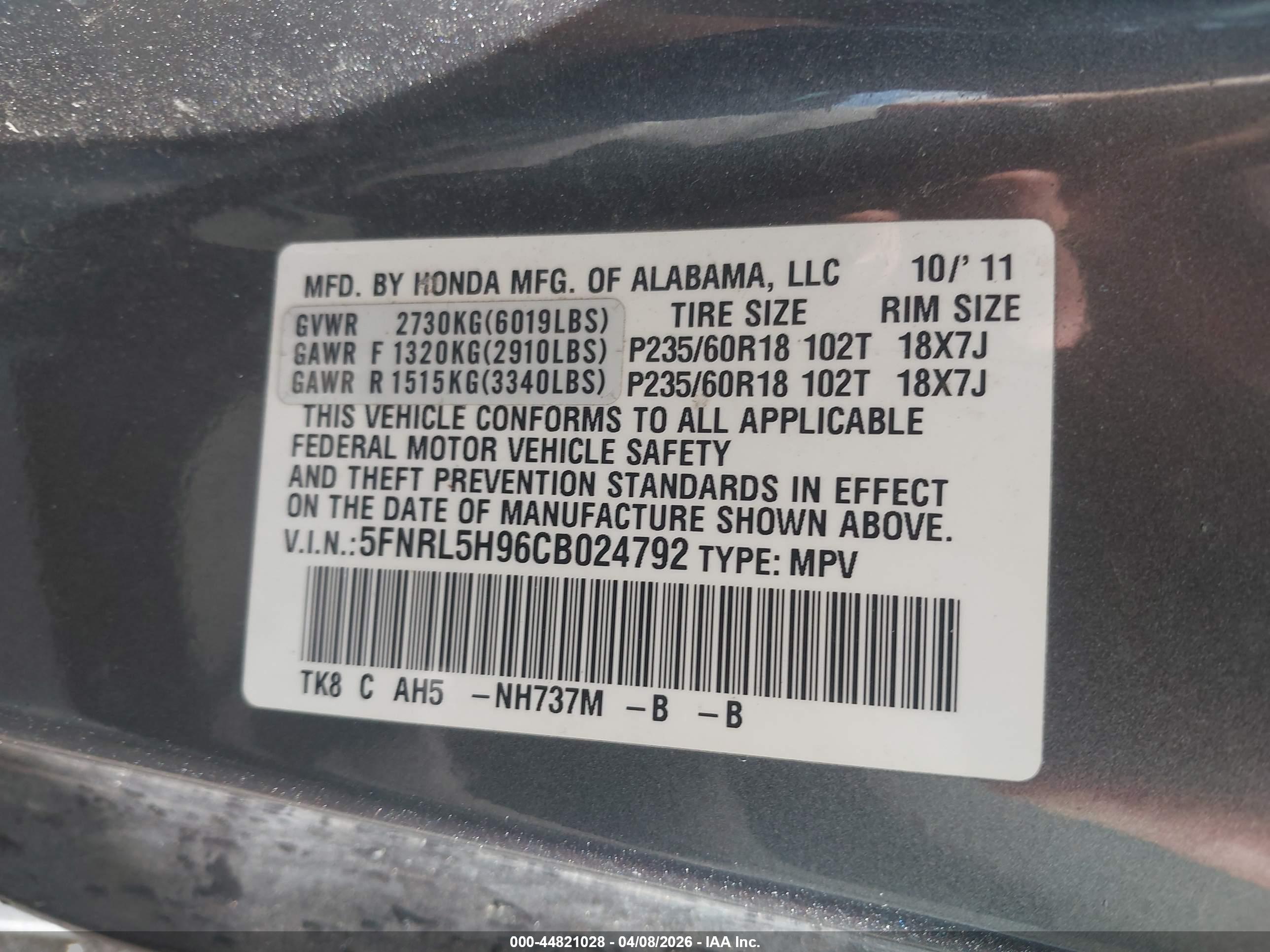 HONDA ODYSSEY image 9