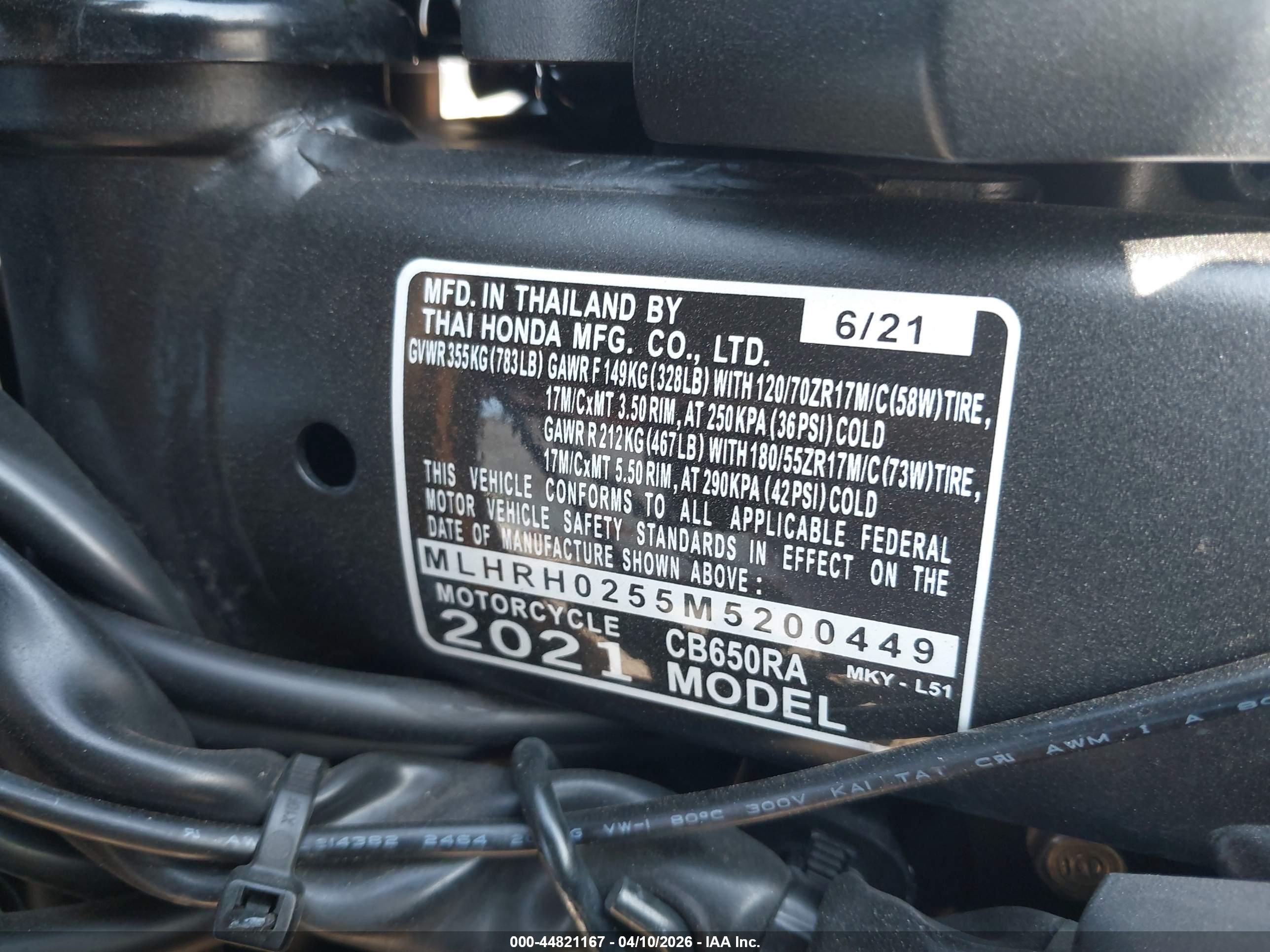 HONDA CB650 image 10