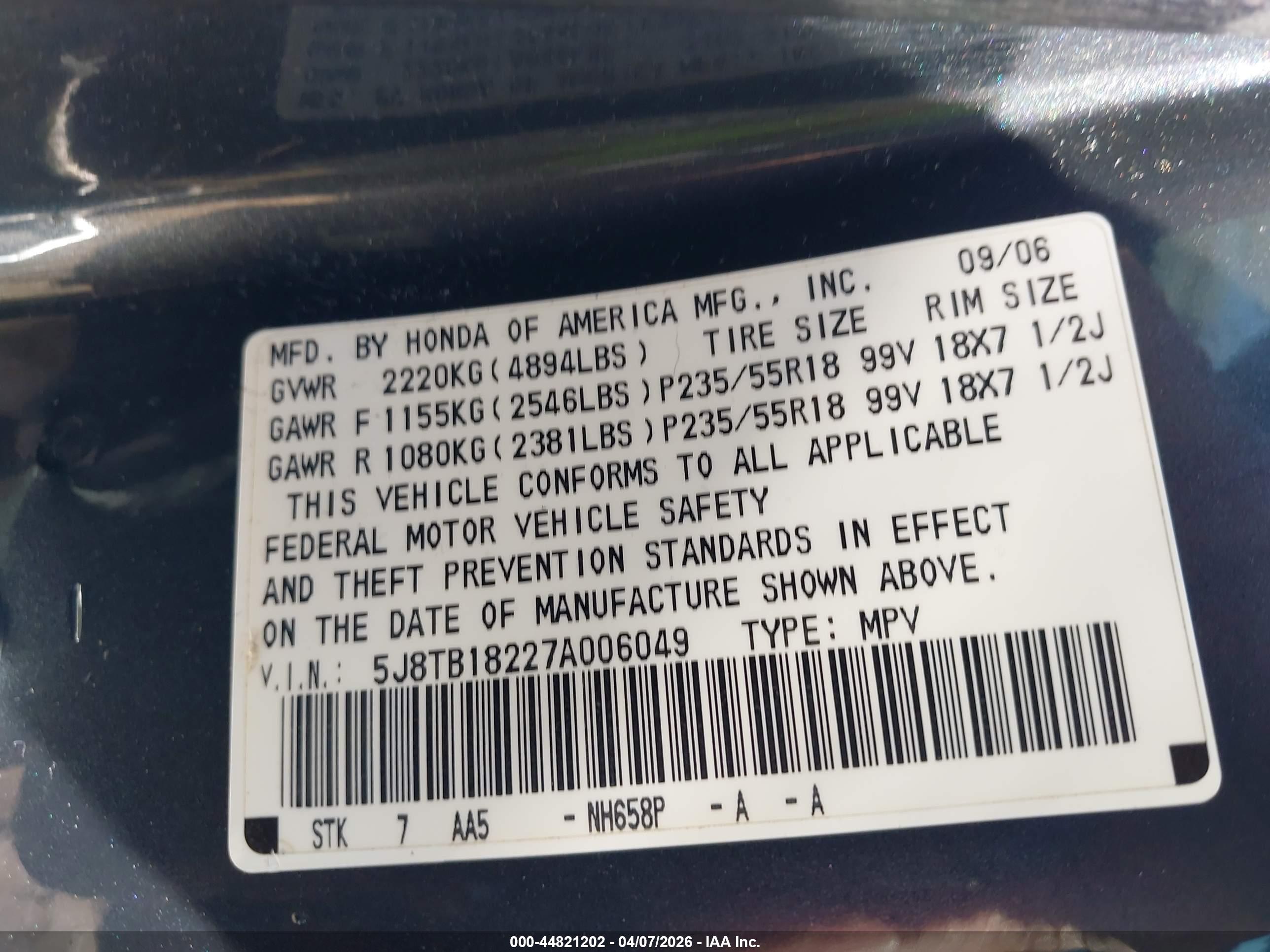 ACURA RDX image 9
