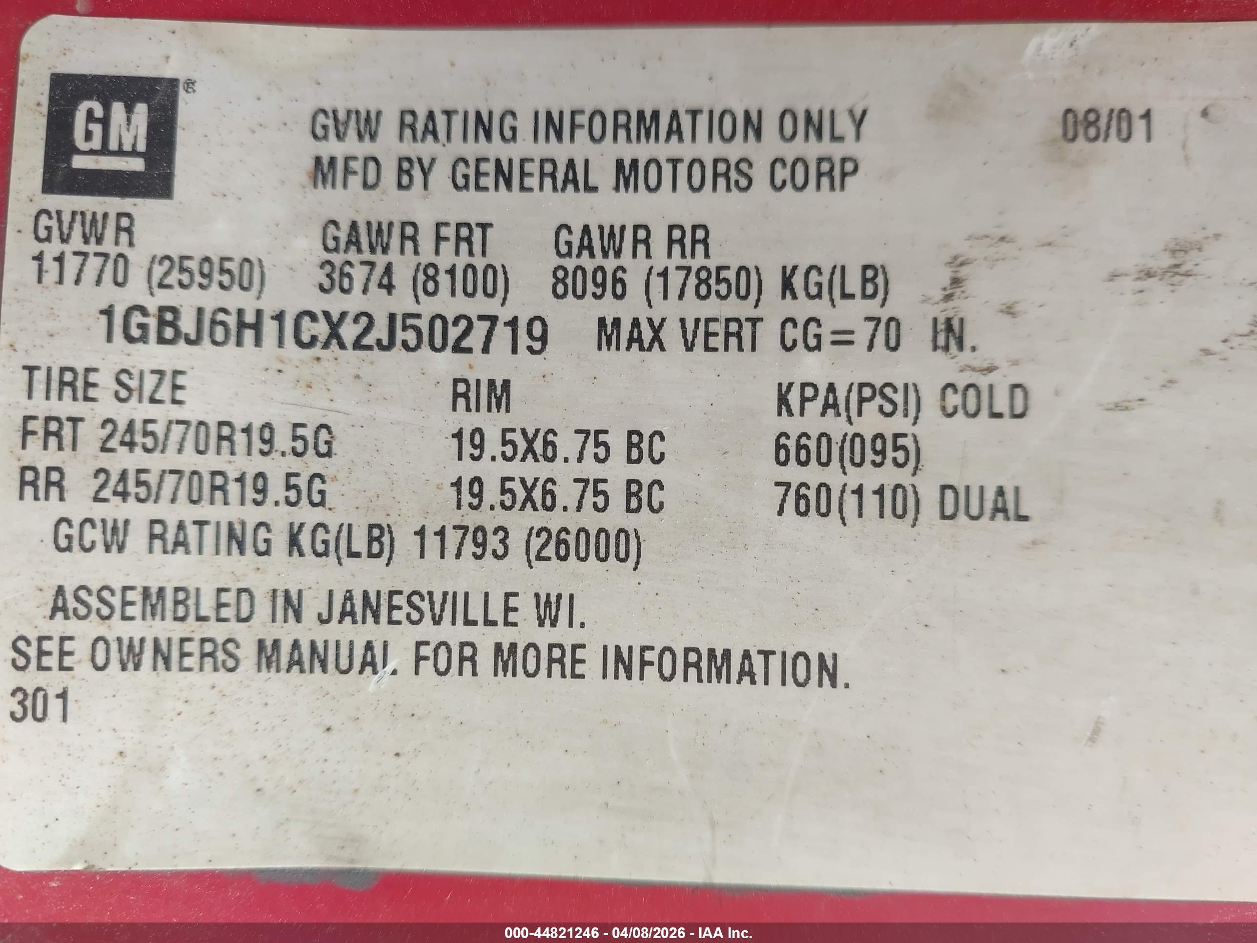 CHEVROLET CC6H042 image 9