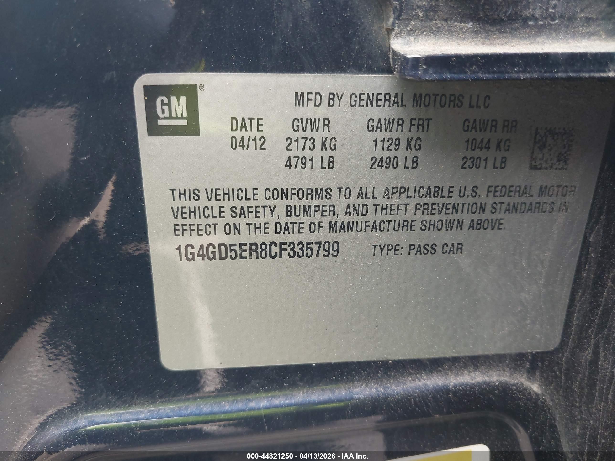 BUICK LACROSSE image 9