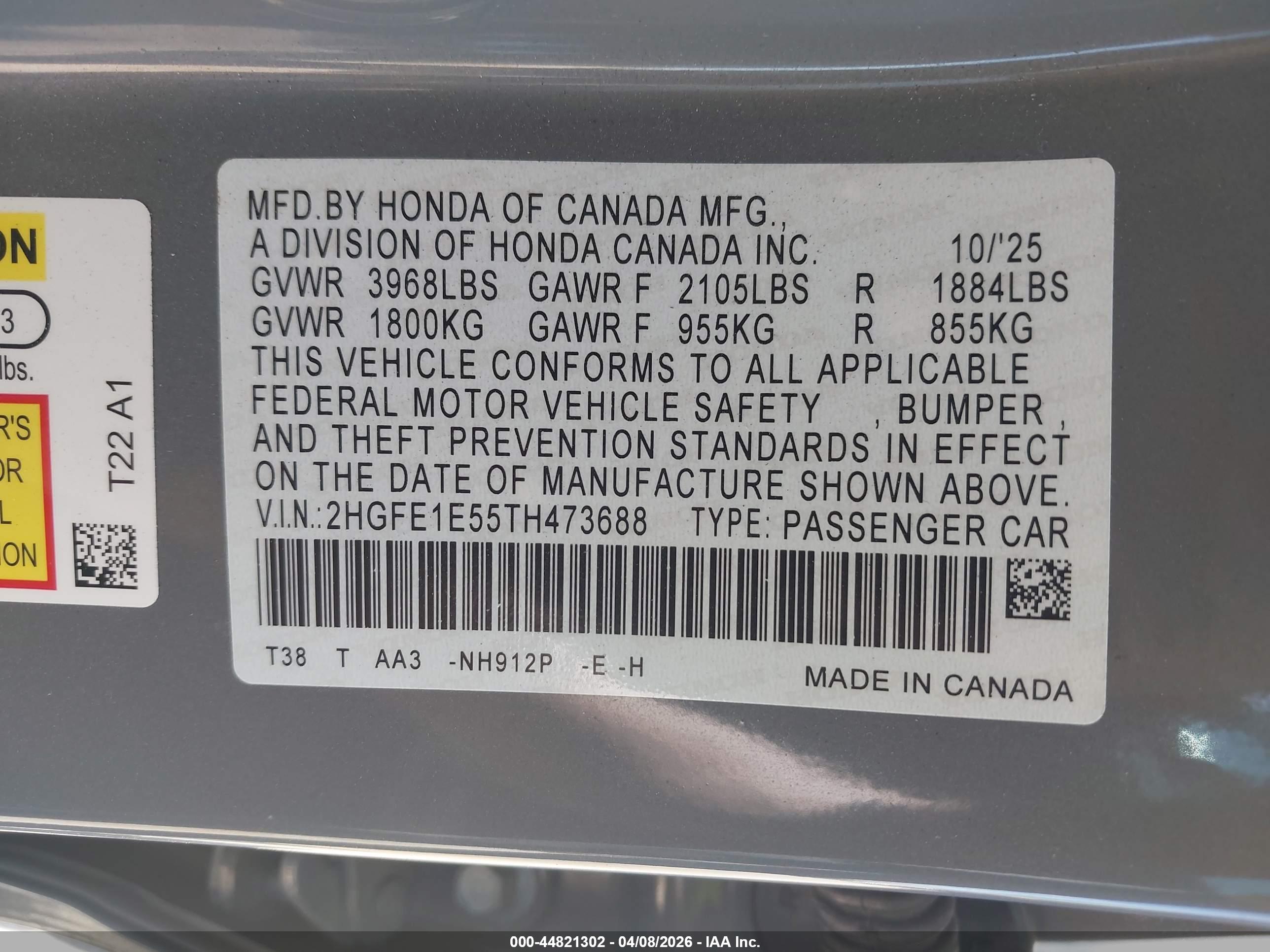 HONDA CIVIC image 9