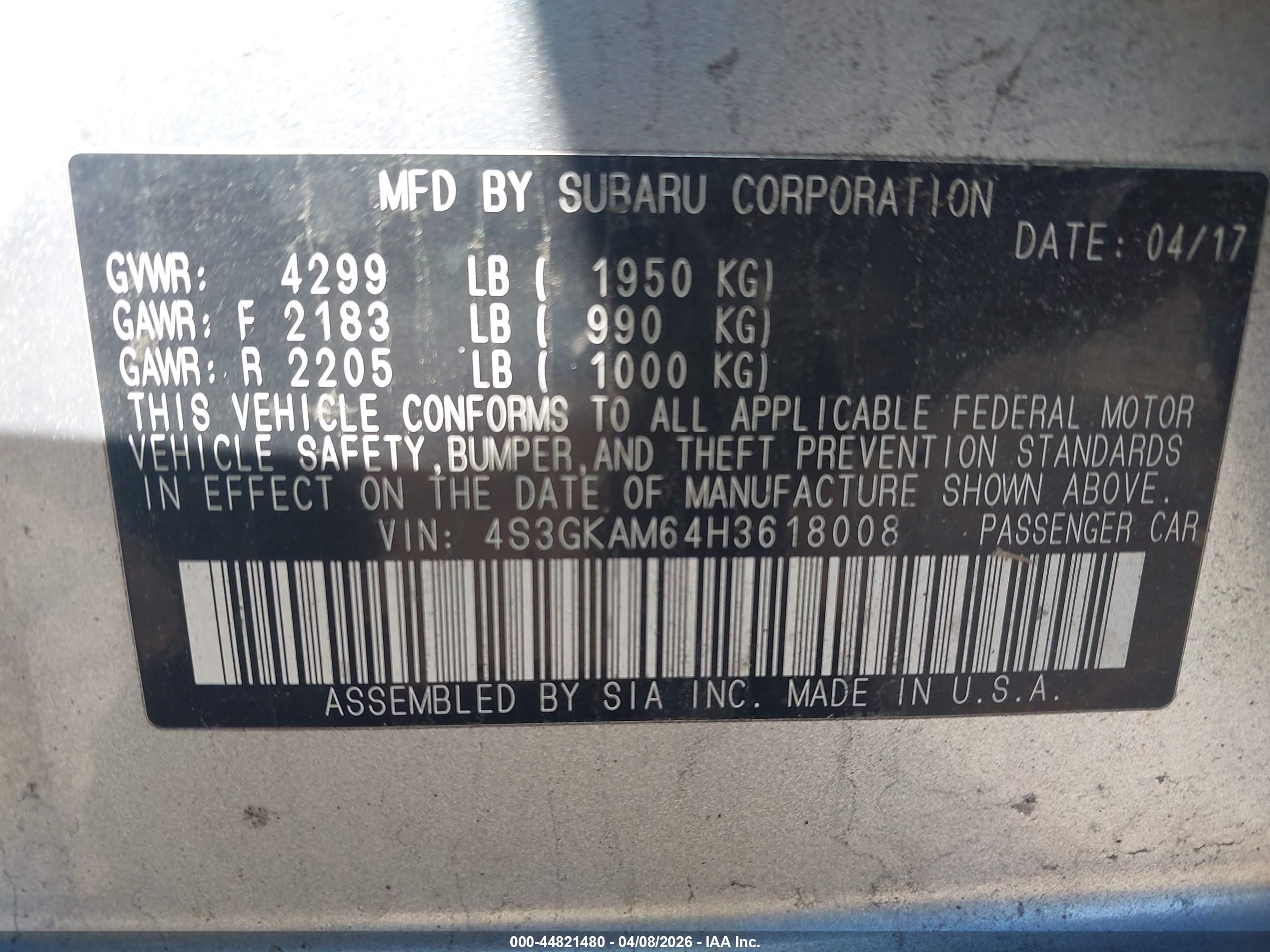 SUBARU IMPREZA image 9