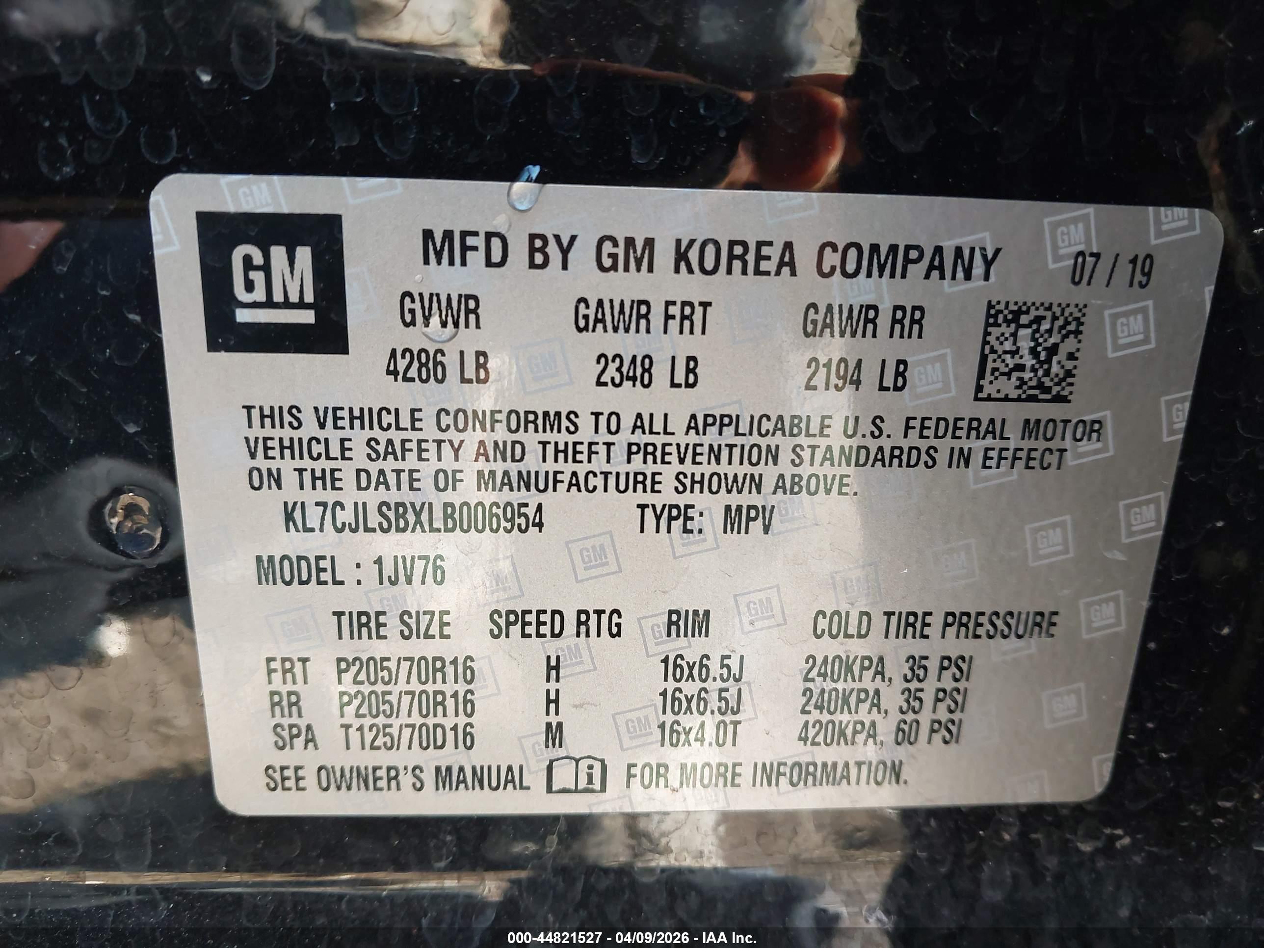 CHEVROLET TRAX image 9