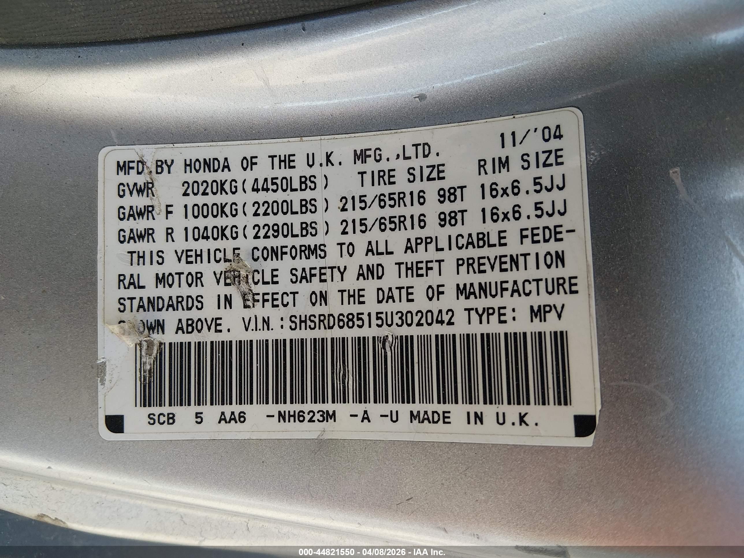 HONDA CR-V image 9