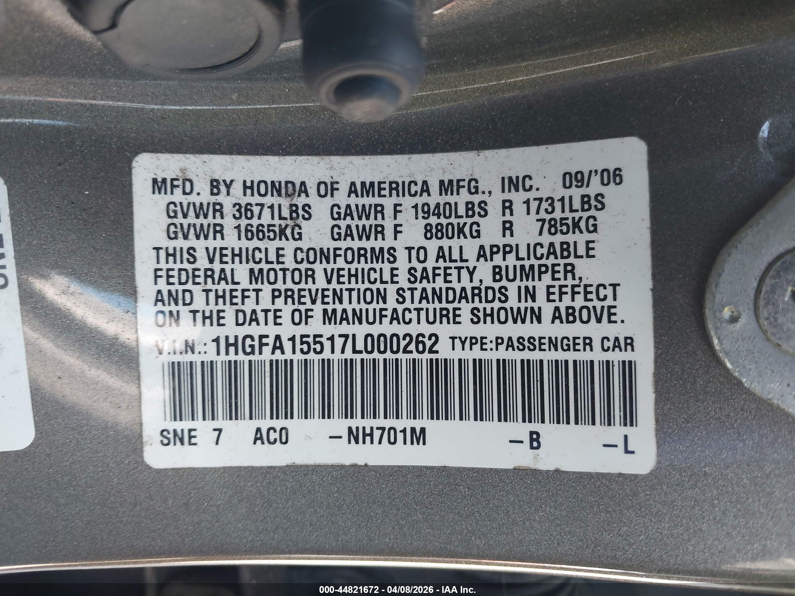HONDA CIVIC image 9