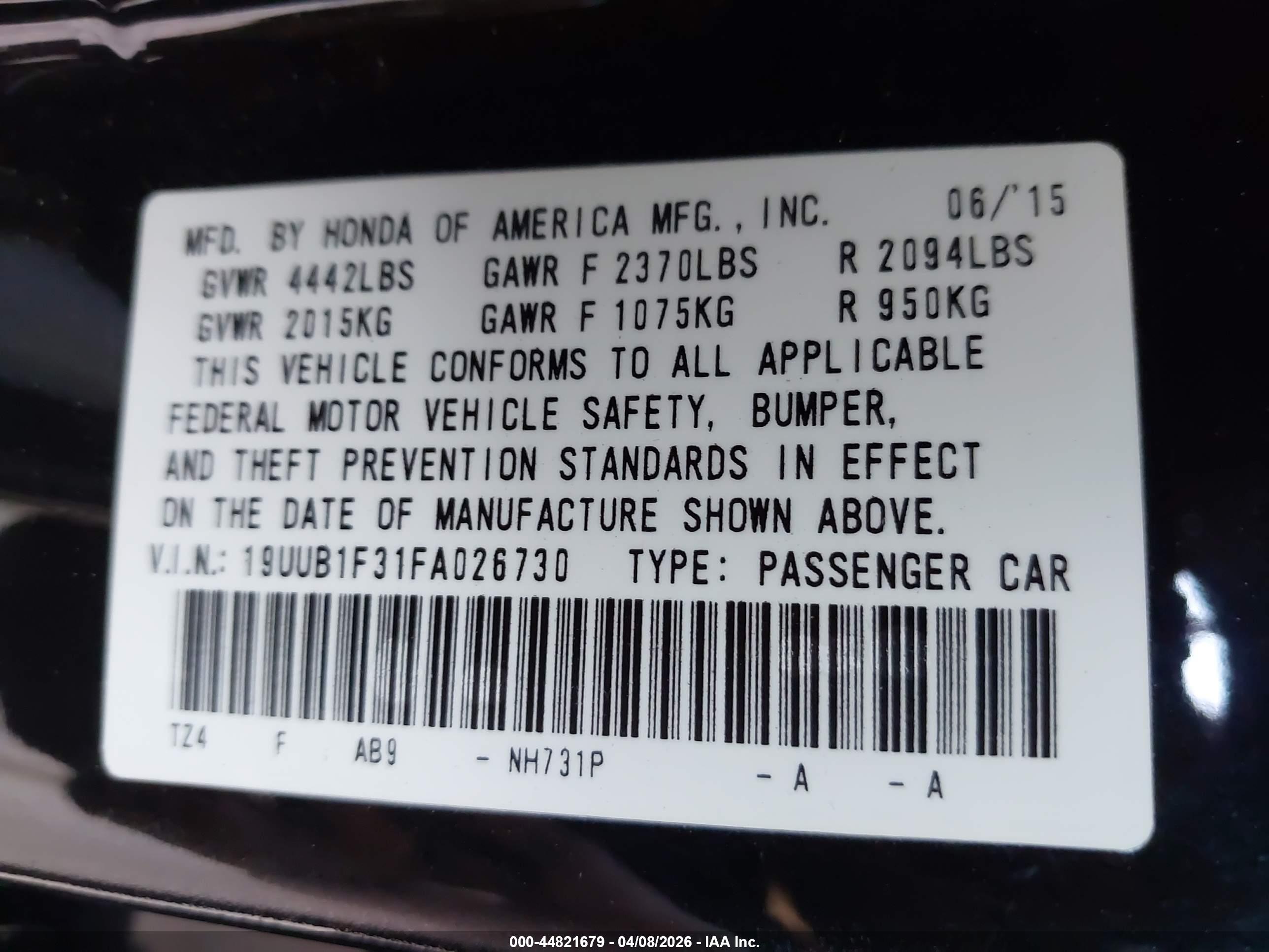 ACURA TLX image 9