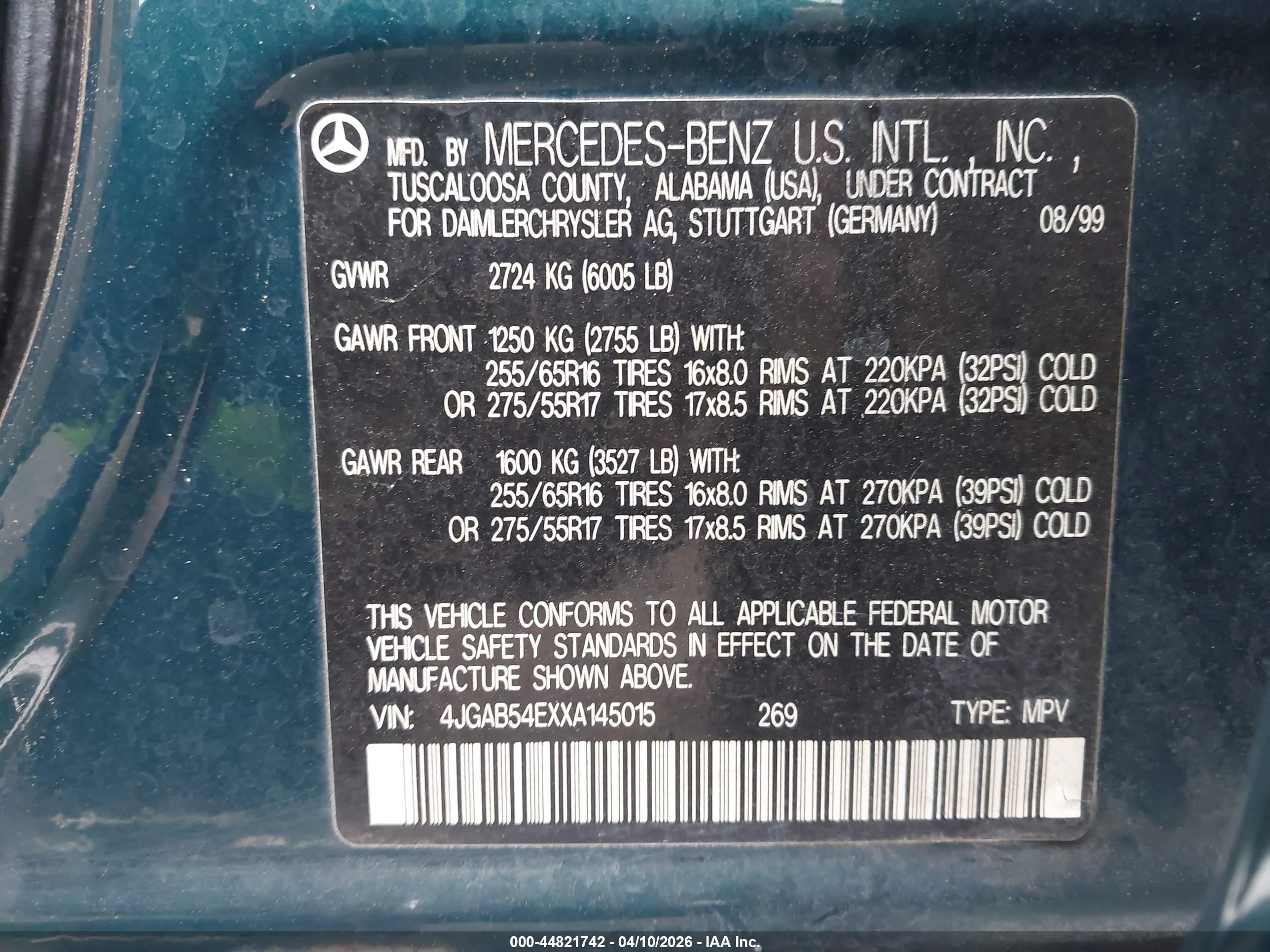 MERCEDES-BENZ ML image 9