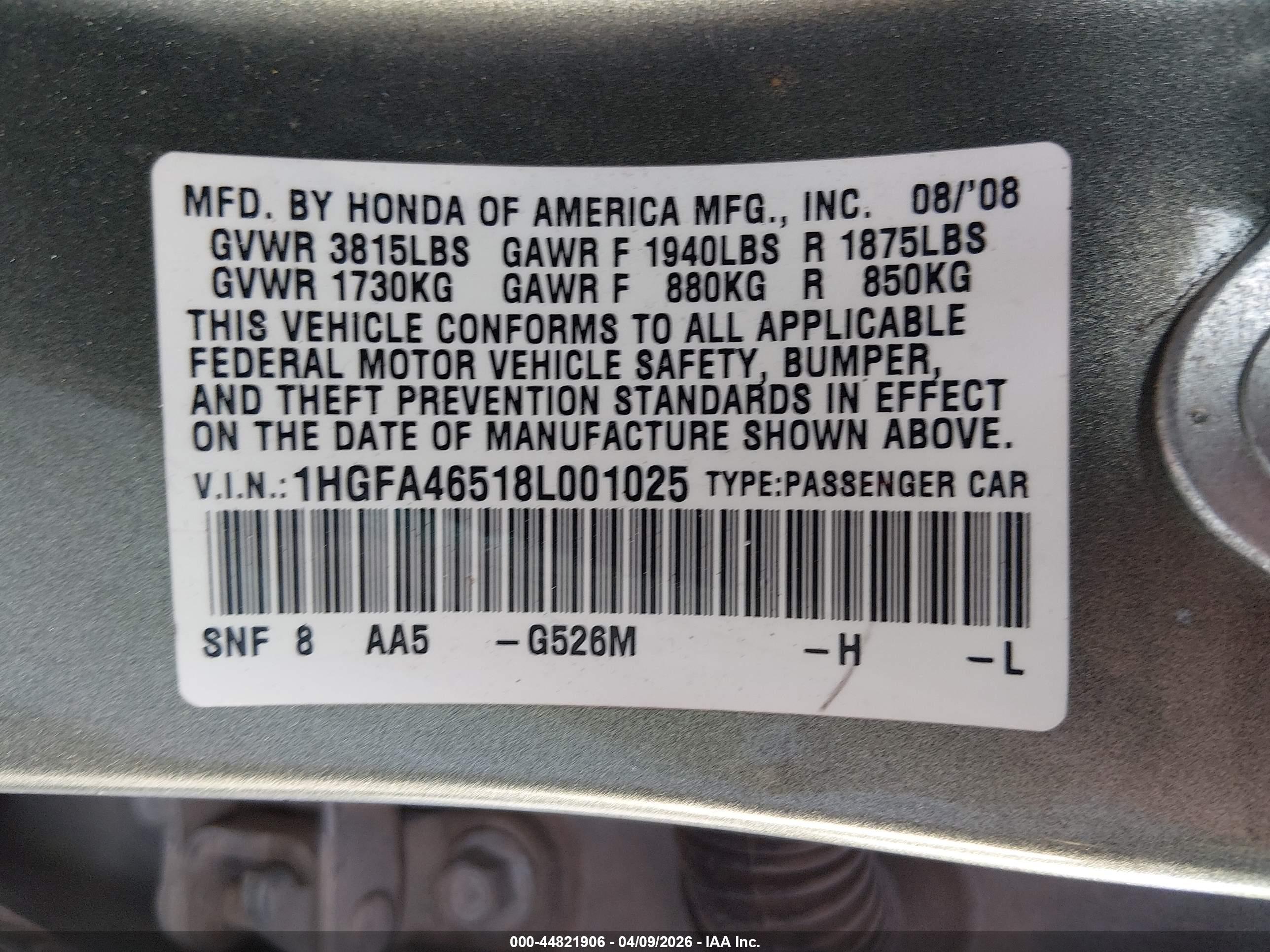 HONDA CIVIC image 9