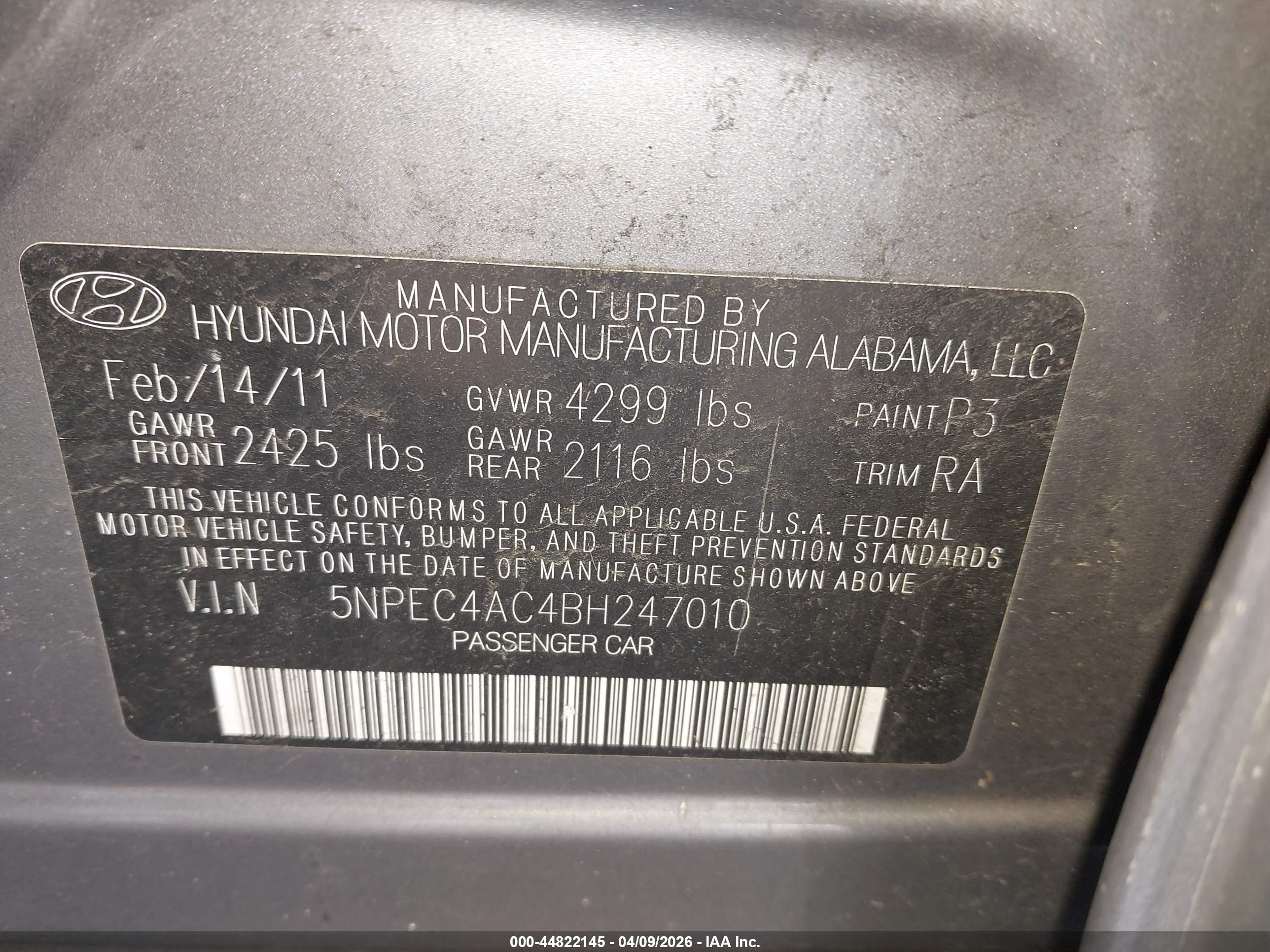 HYUNDAI SONATA image 9