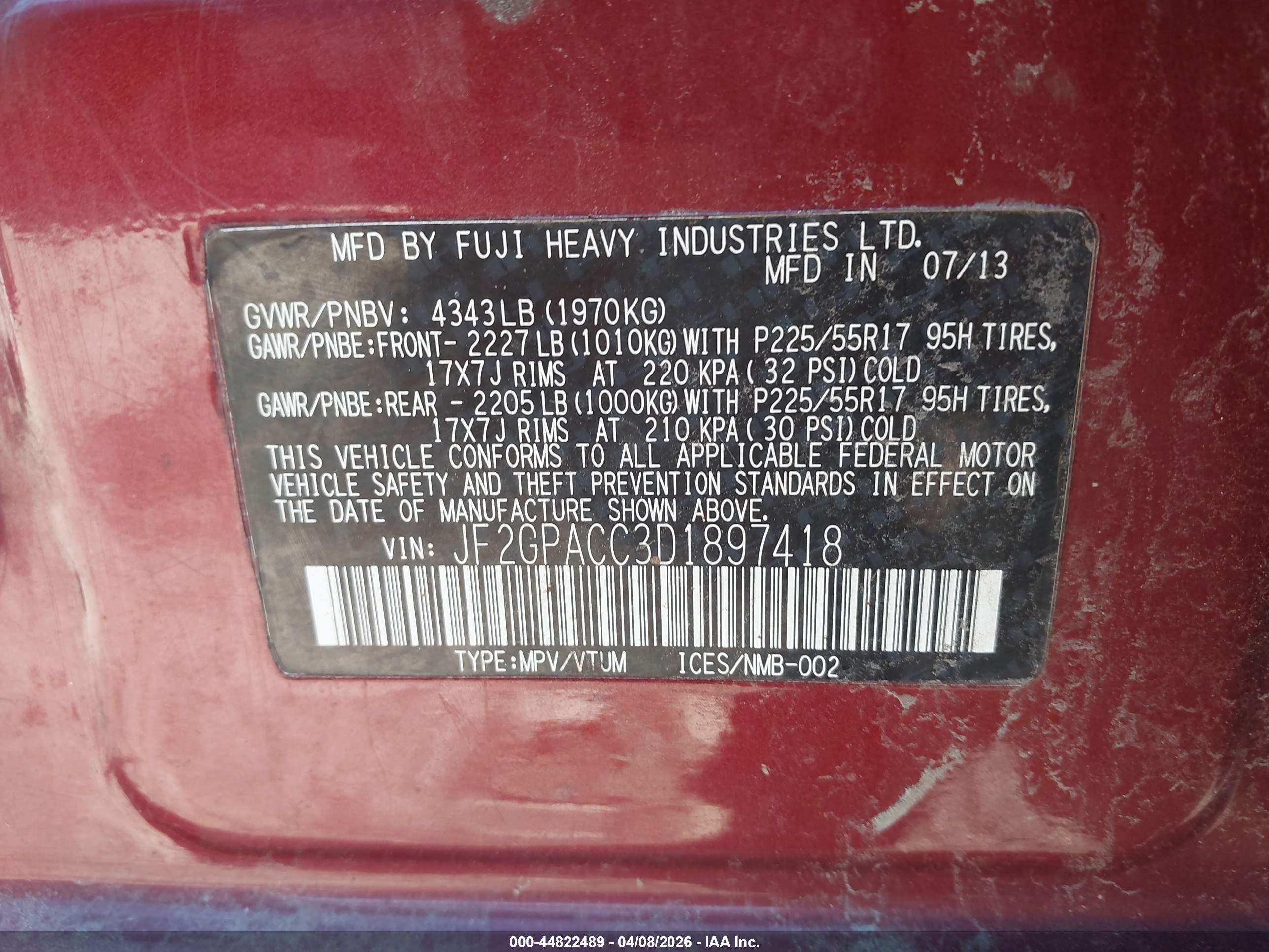 SUBARU XV image 9