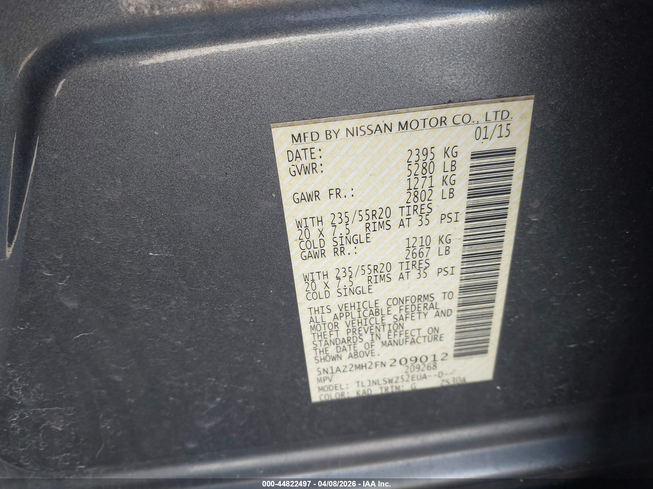 NISSAN MURANO image 9