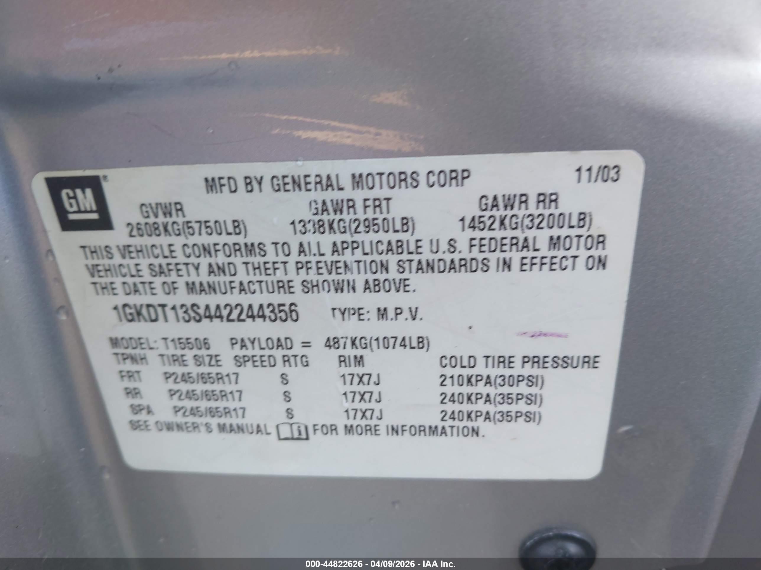 GMC ENVOY image 9