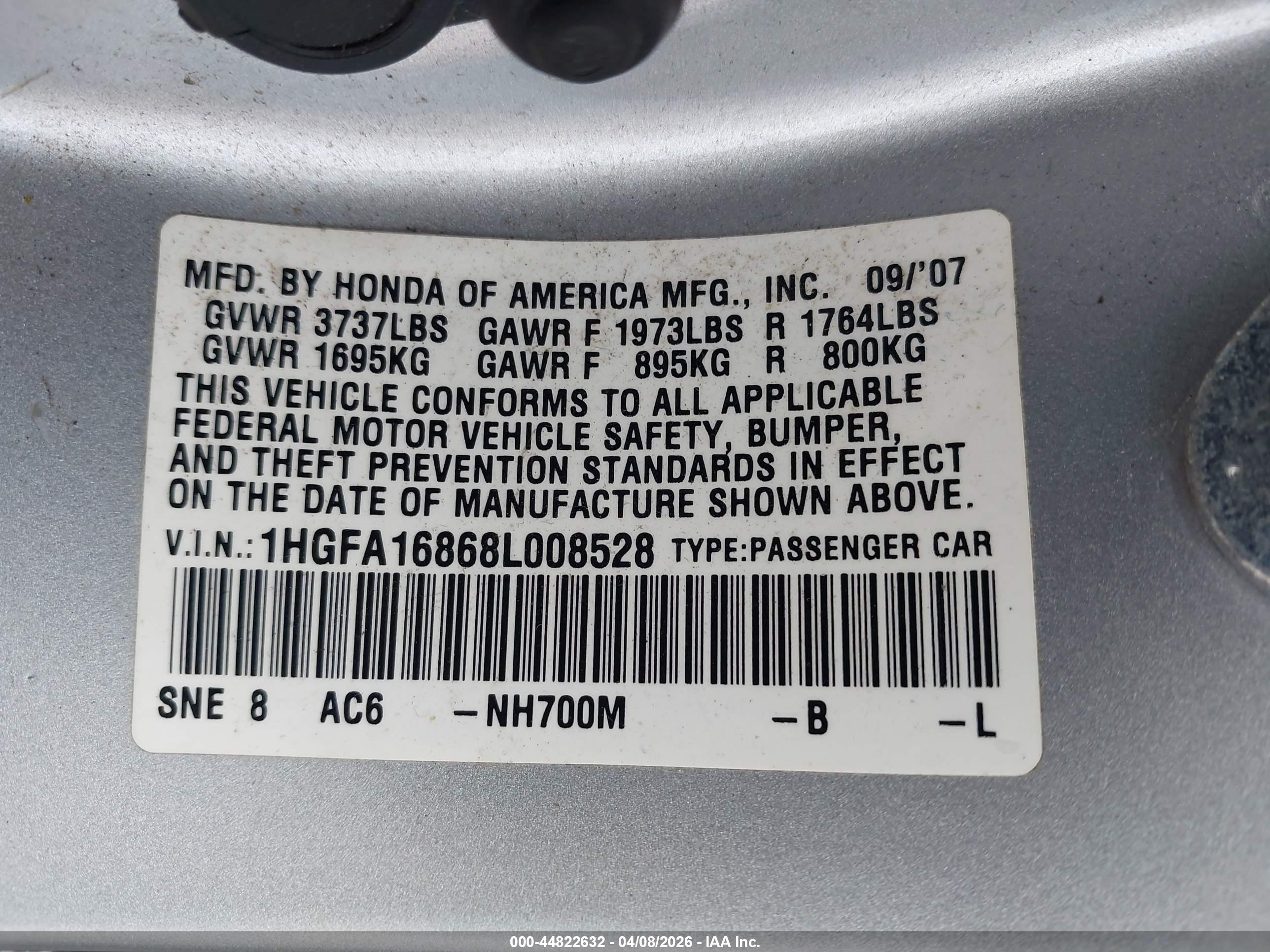 HONDA CIVIC image 9