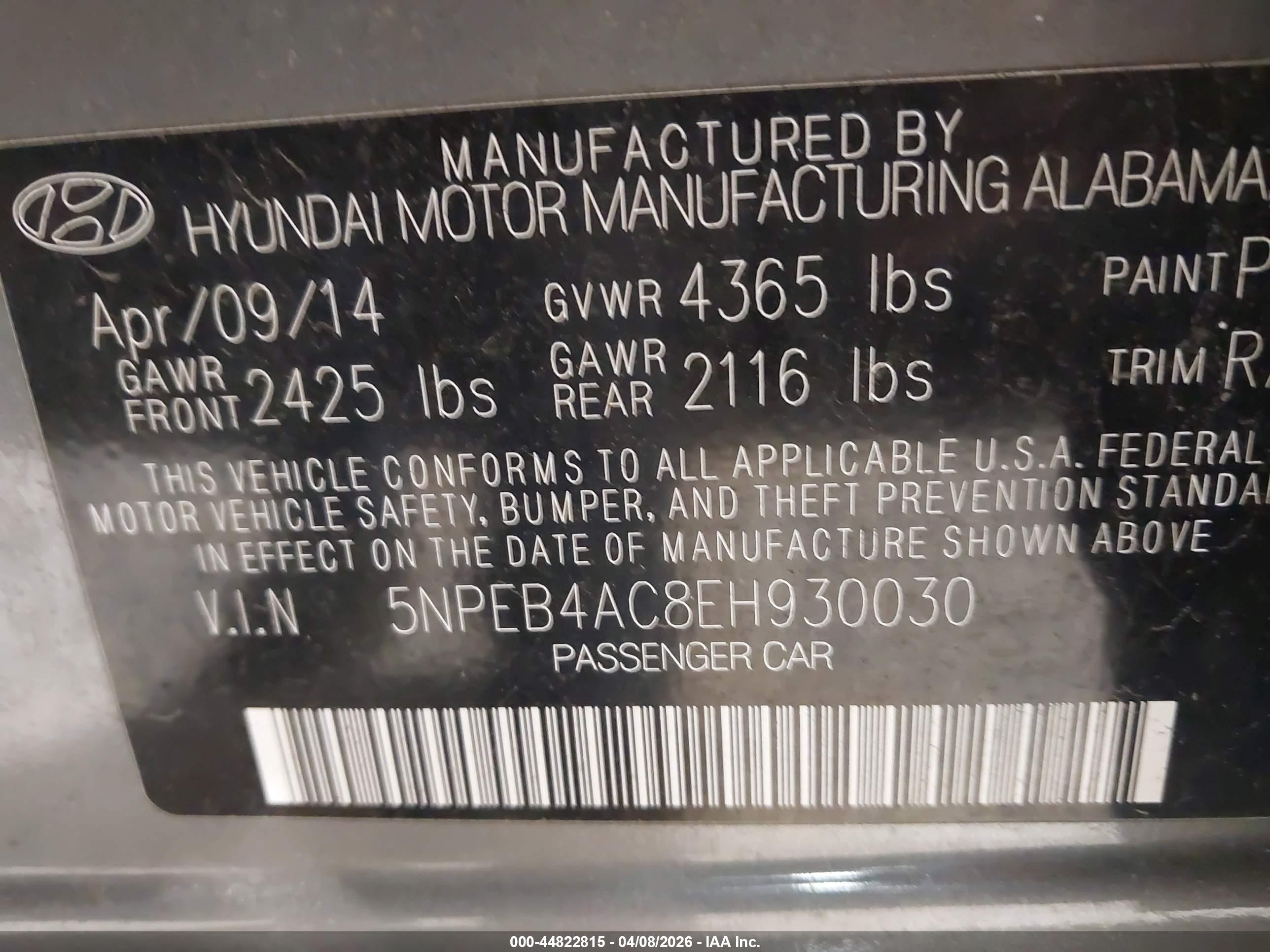 HYUNDAI SONATA image 9
