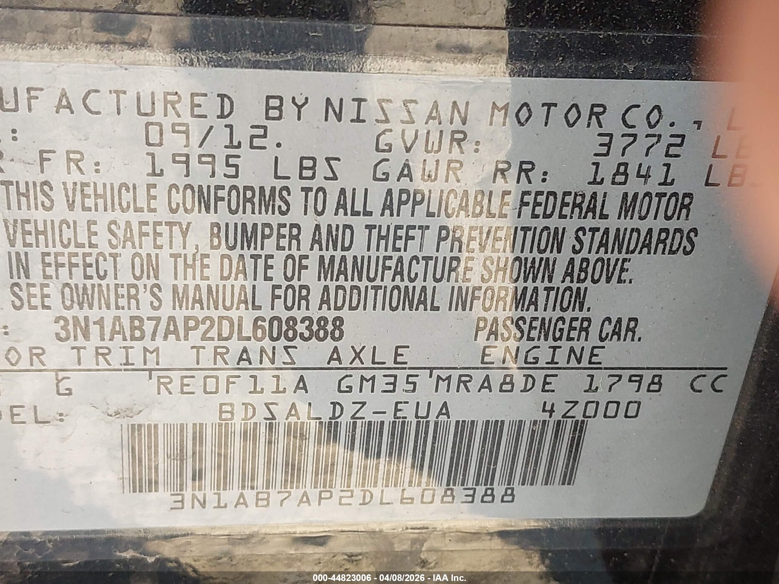 NISSAN SENTRA image 9
