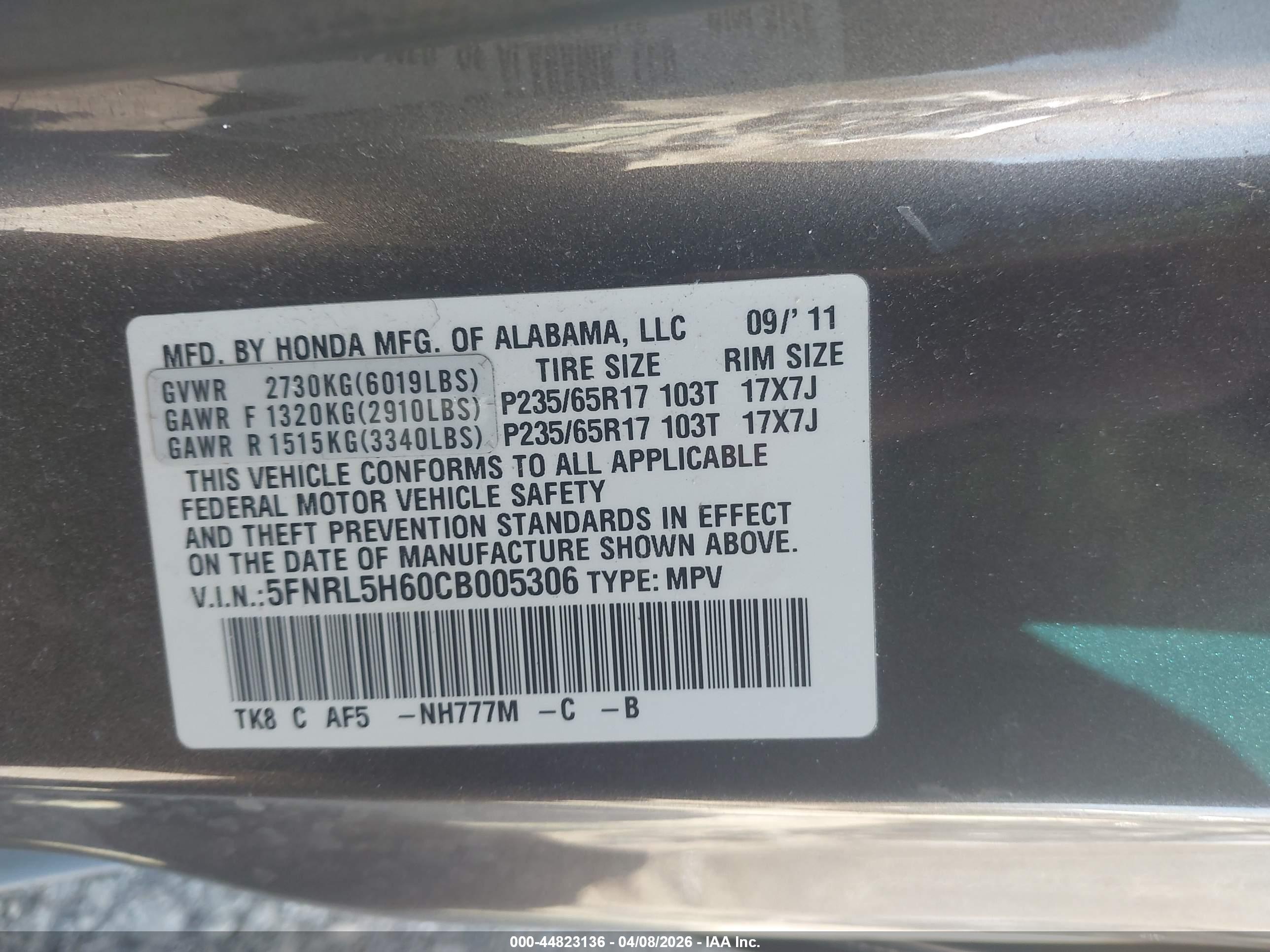 HONDA ODYSSEY image 9