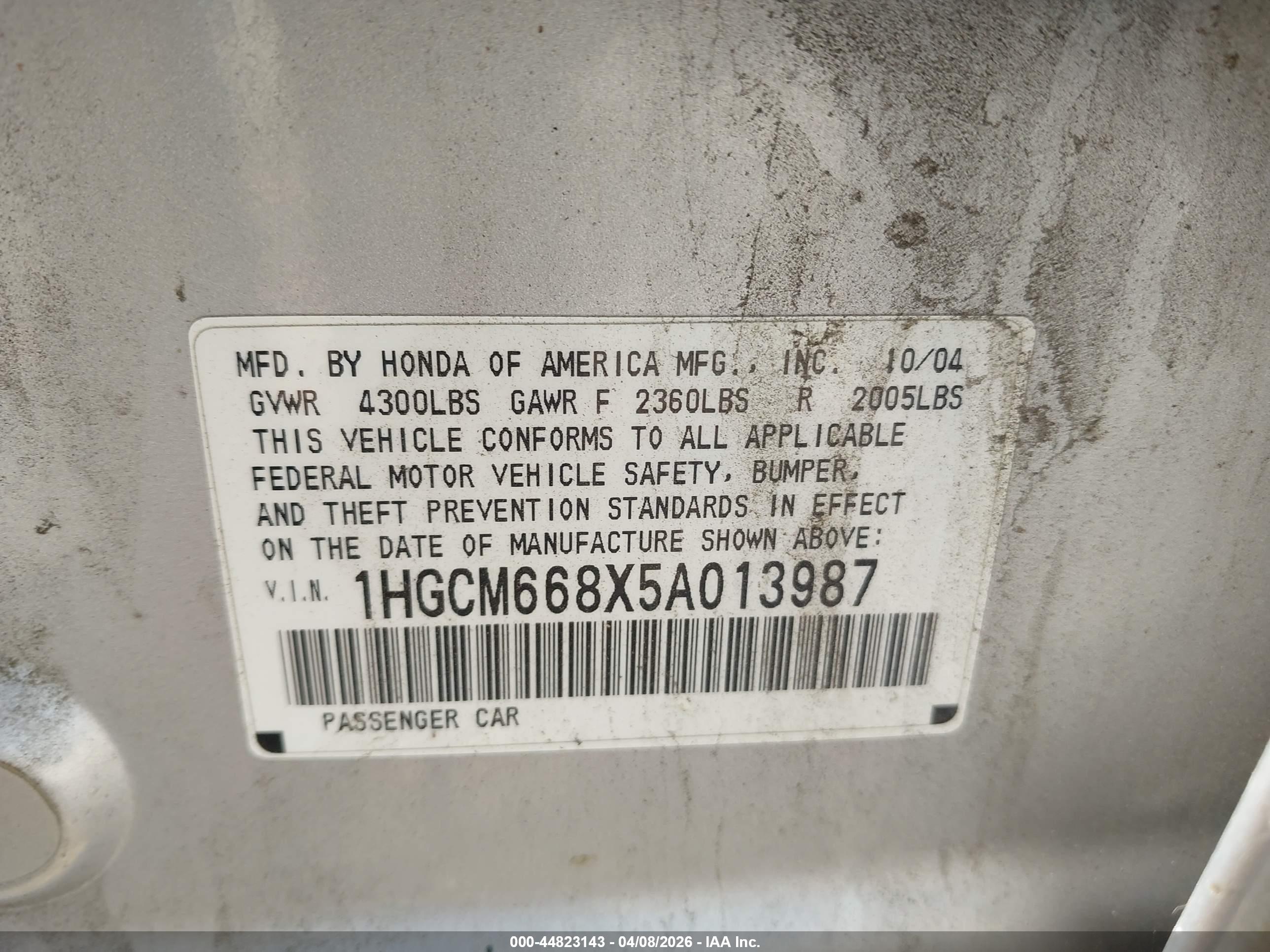 HONDA ACCORD image 9