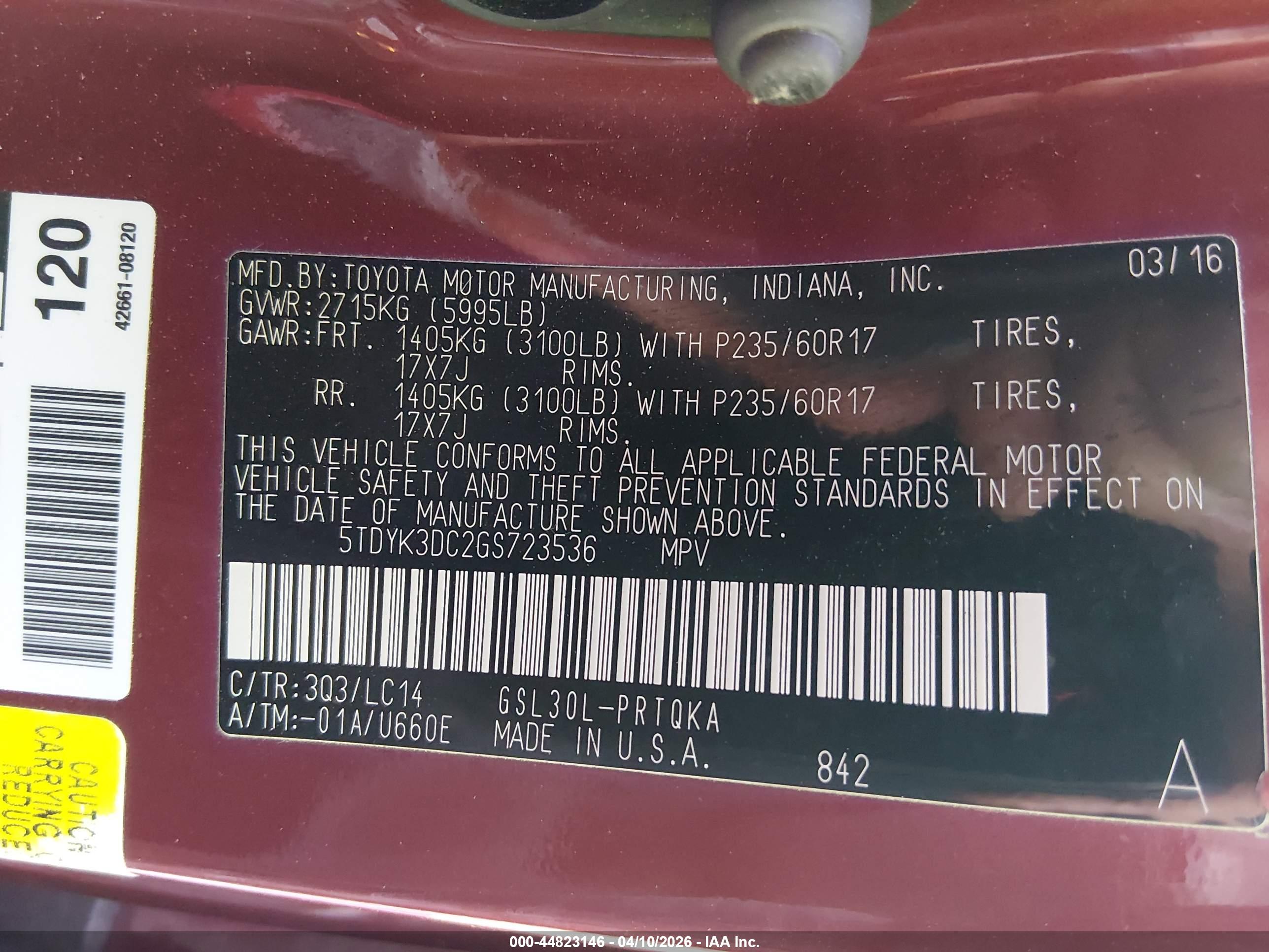 TOYOTA SIENNA image 9