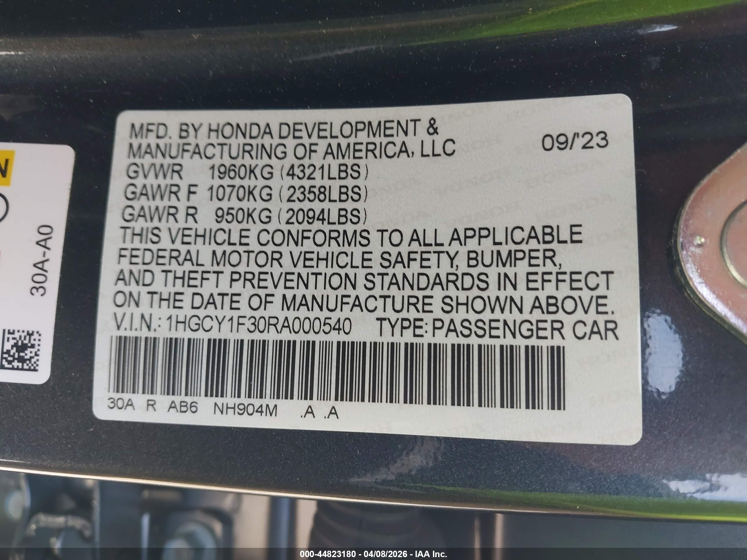 HONDA ACCORD image 9